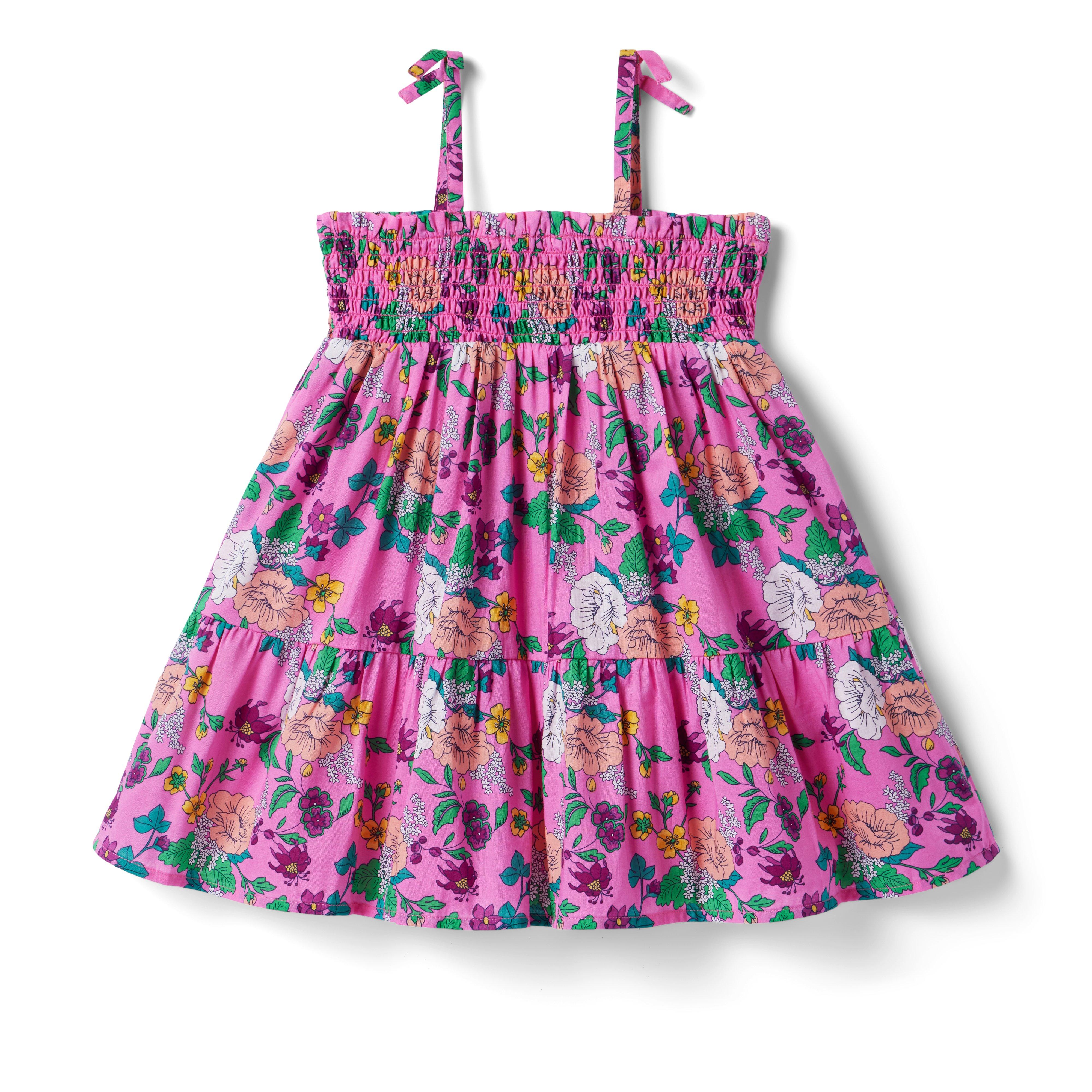 The Leilani Floral Smocked Sundress image number 1