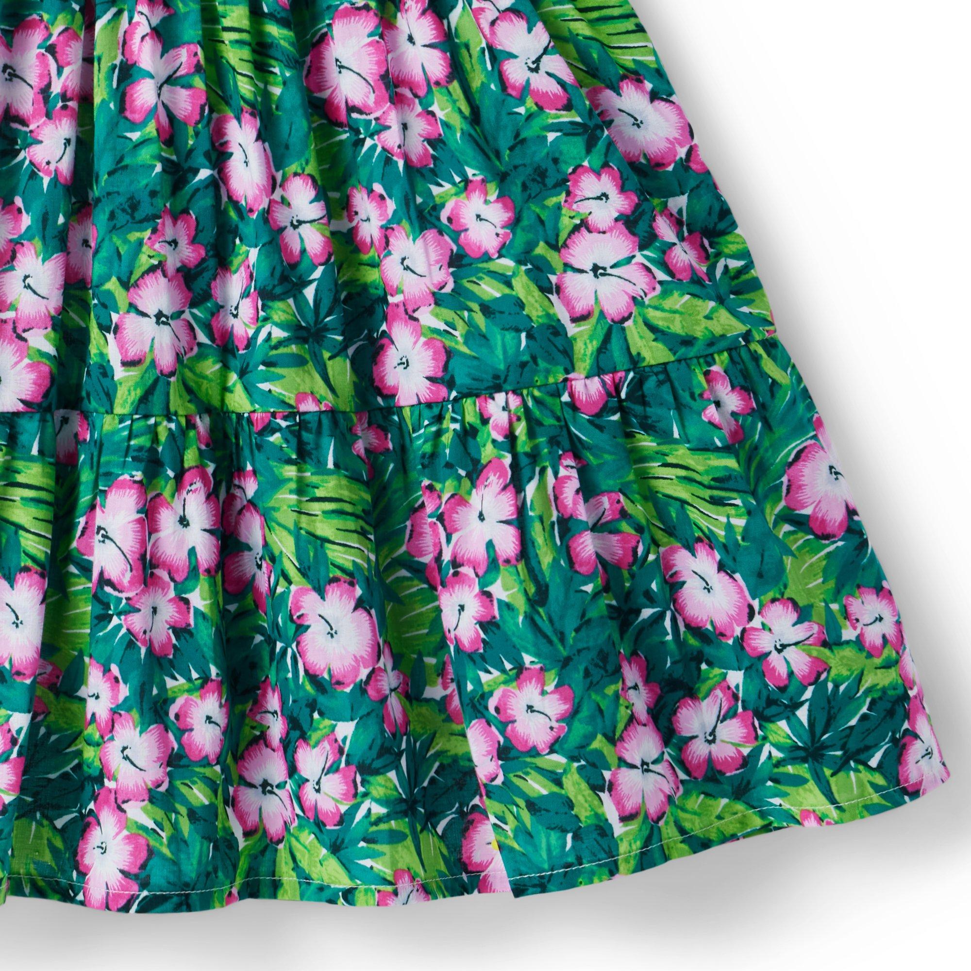 The Leilani Hibiscus Smocked Sundress image number 3