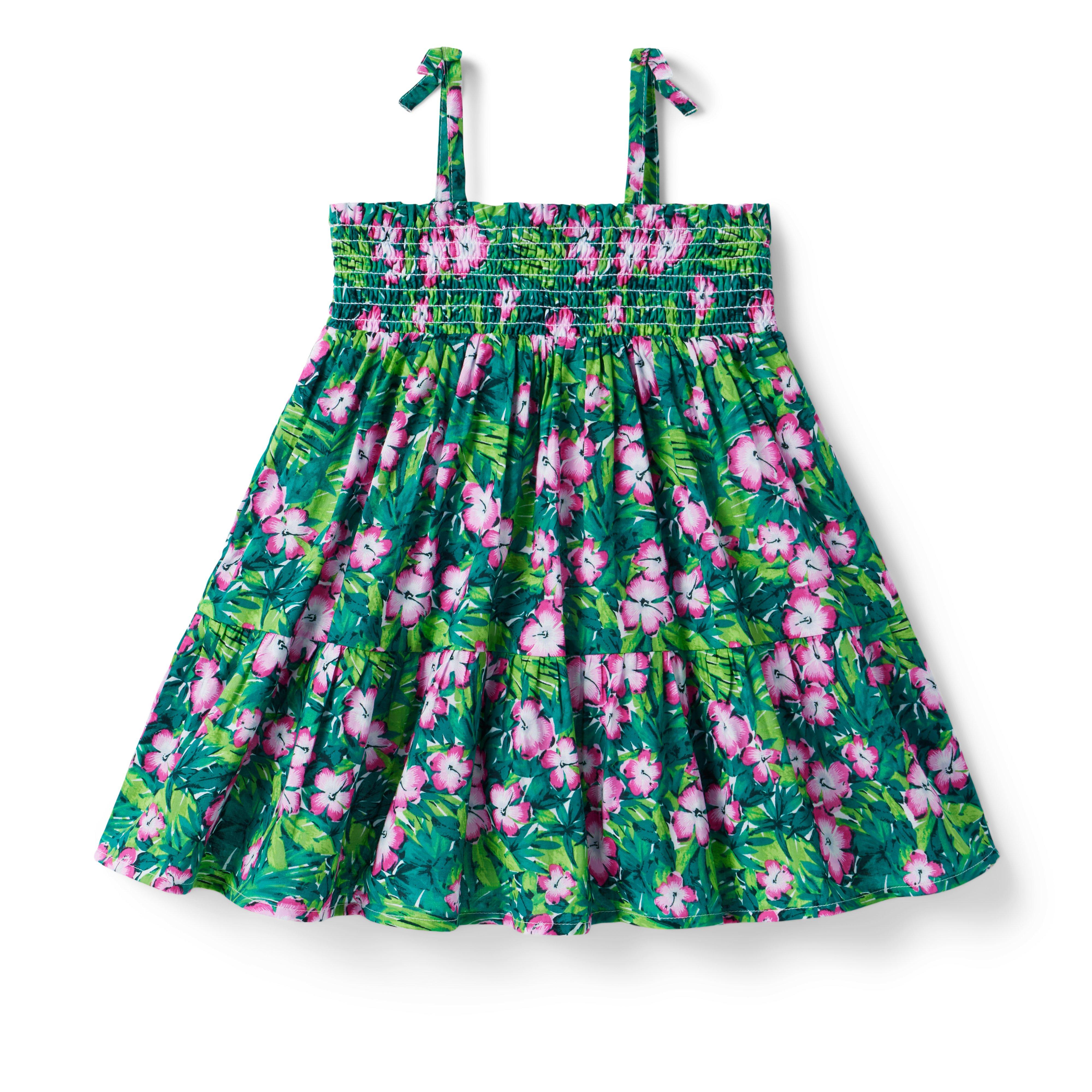 The Leilani Hibiscus Smocked Sundress image number 1