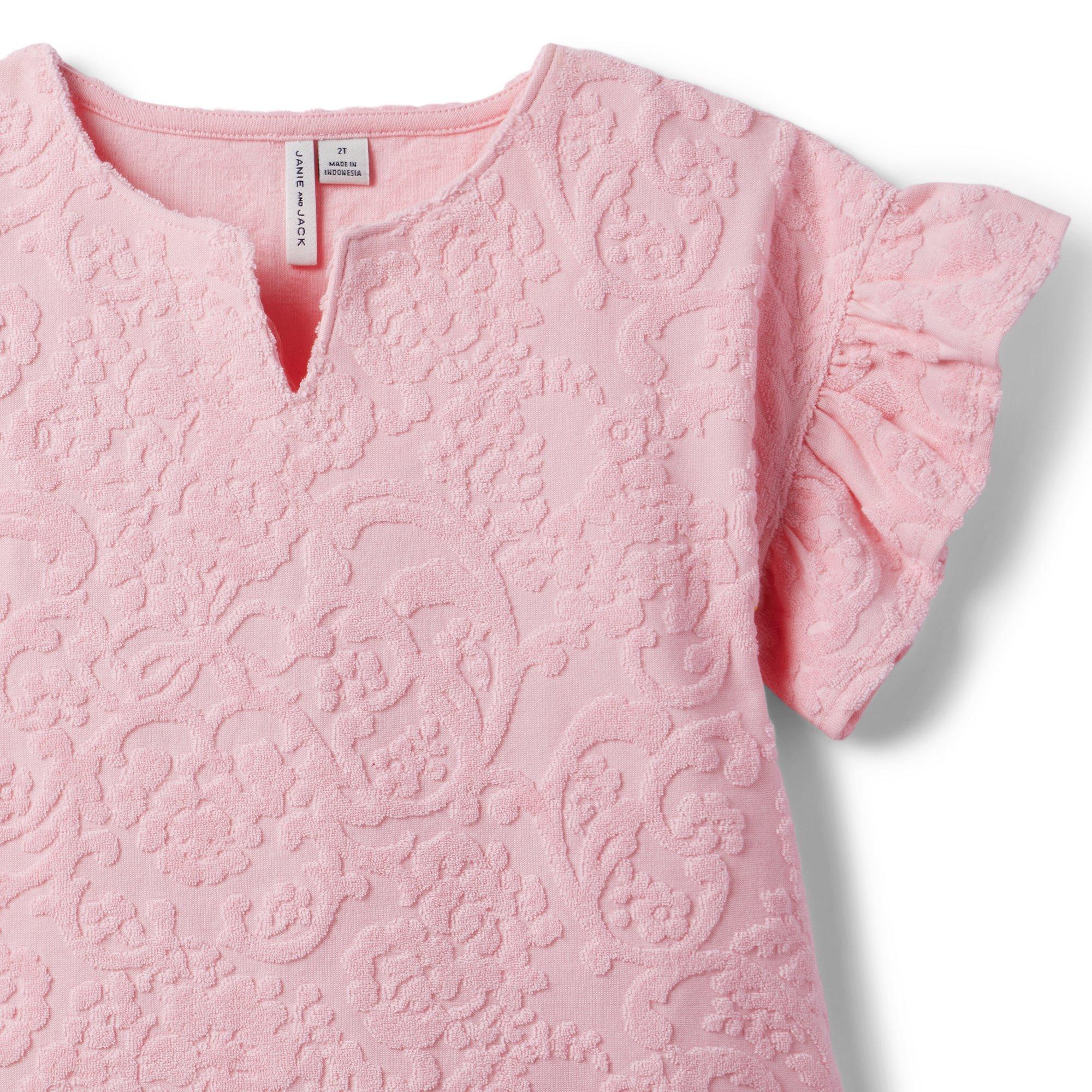 Floral Terry Jacquard Swim Cover-Up image number 3