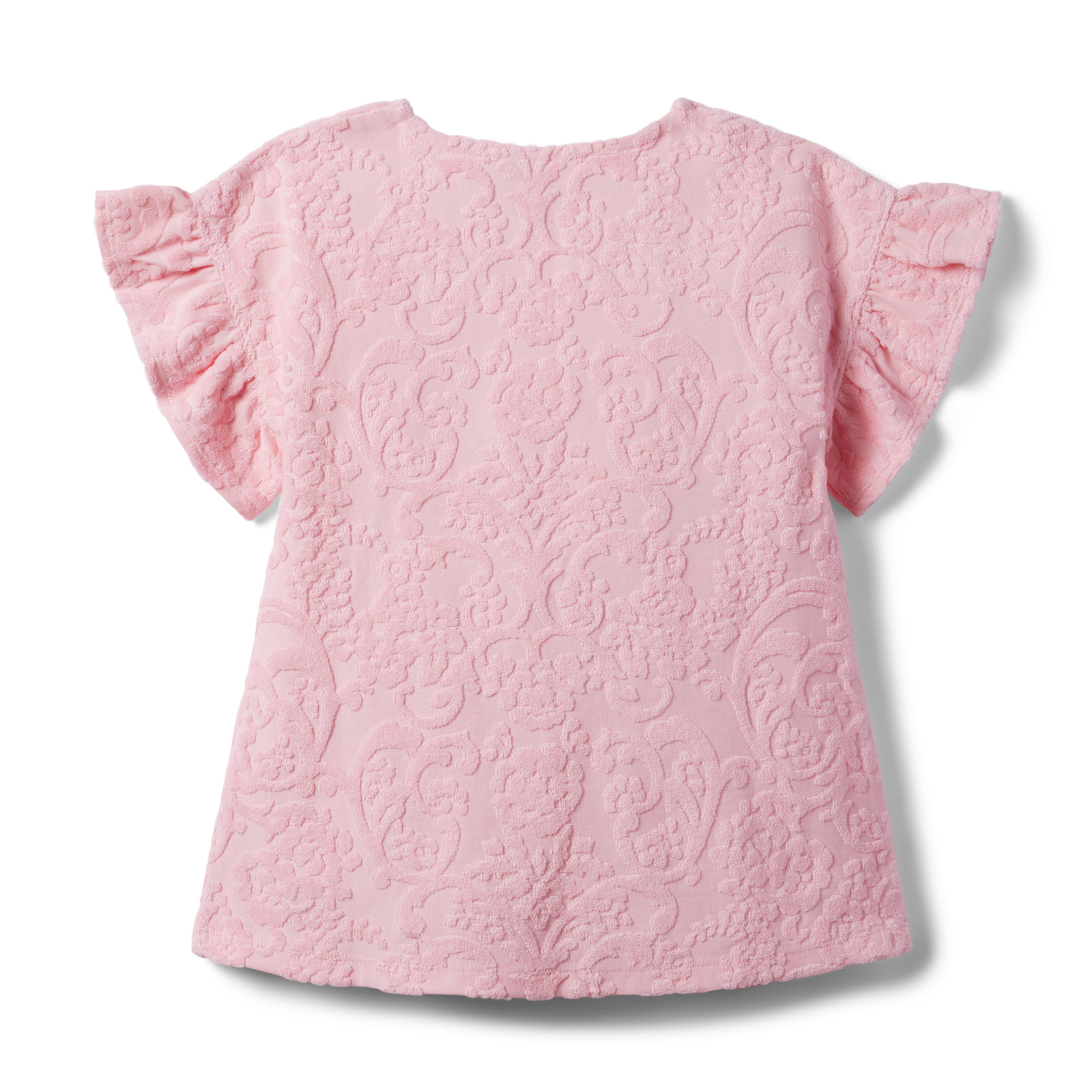 Floral Terry Jacquard Swim Cover-Up image number 1