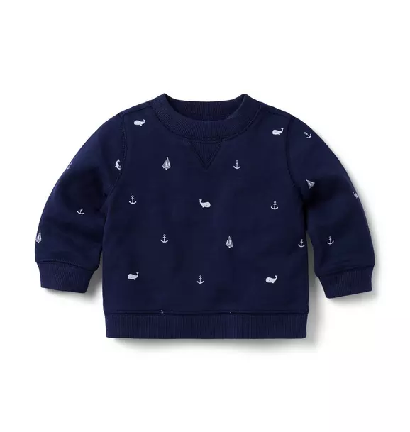 Baby Nautical French Terry Sweatshirt