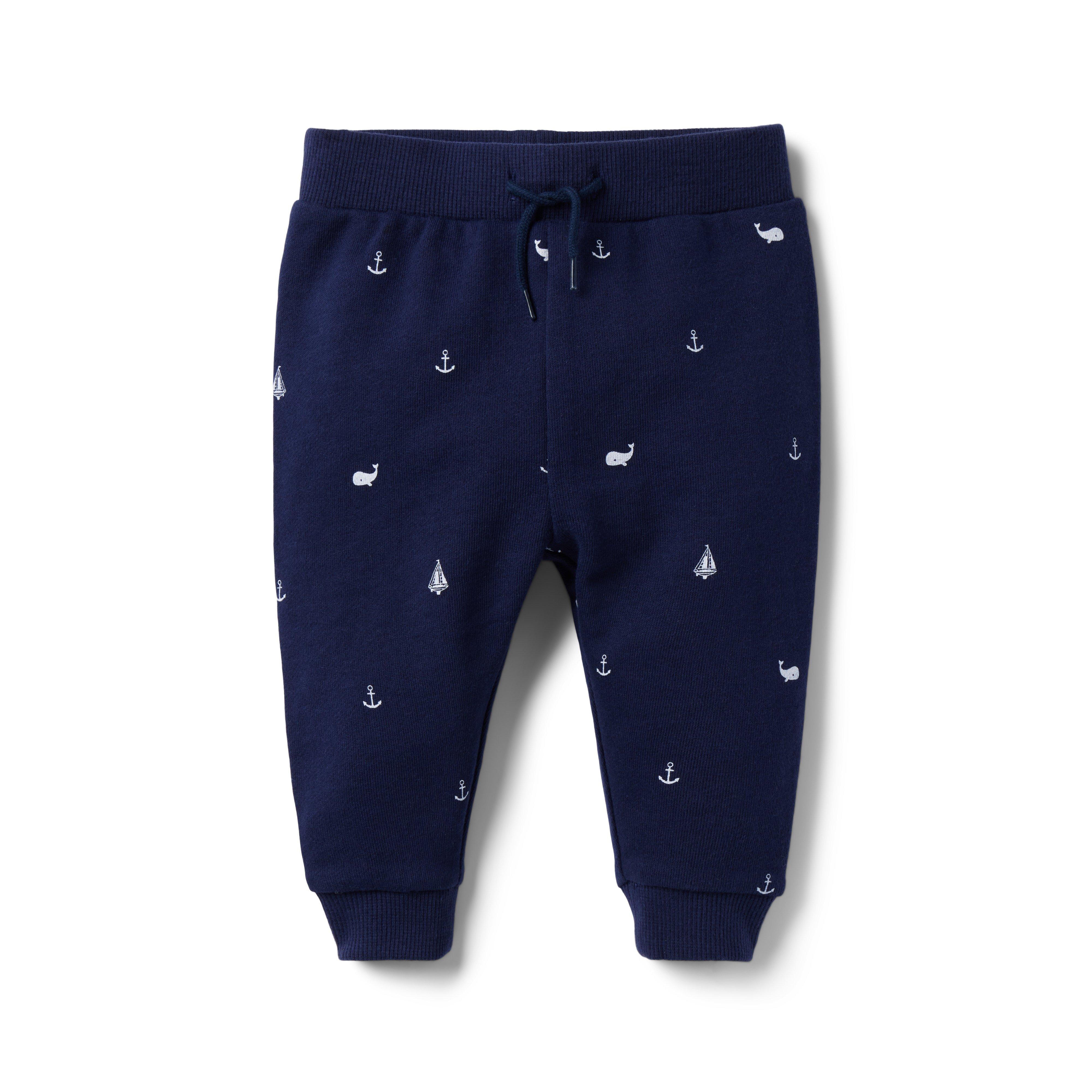 Baby Nautical French Terry Jogger image number 0