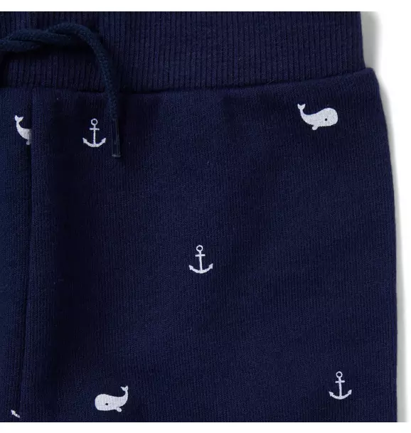 Baby Nautical French Terry Jogger image number 2