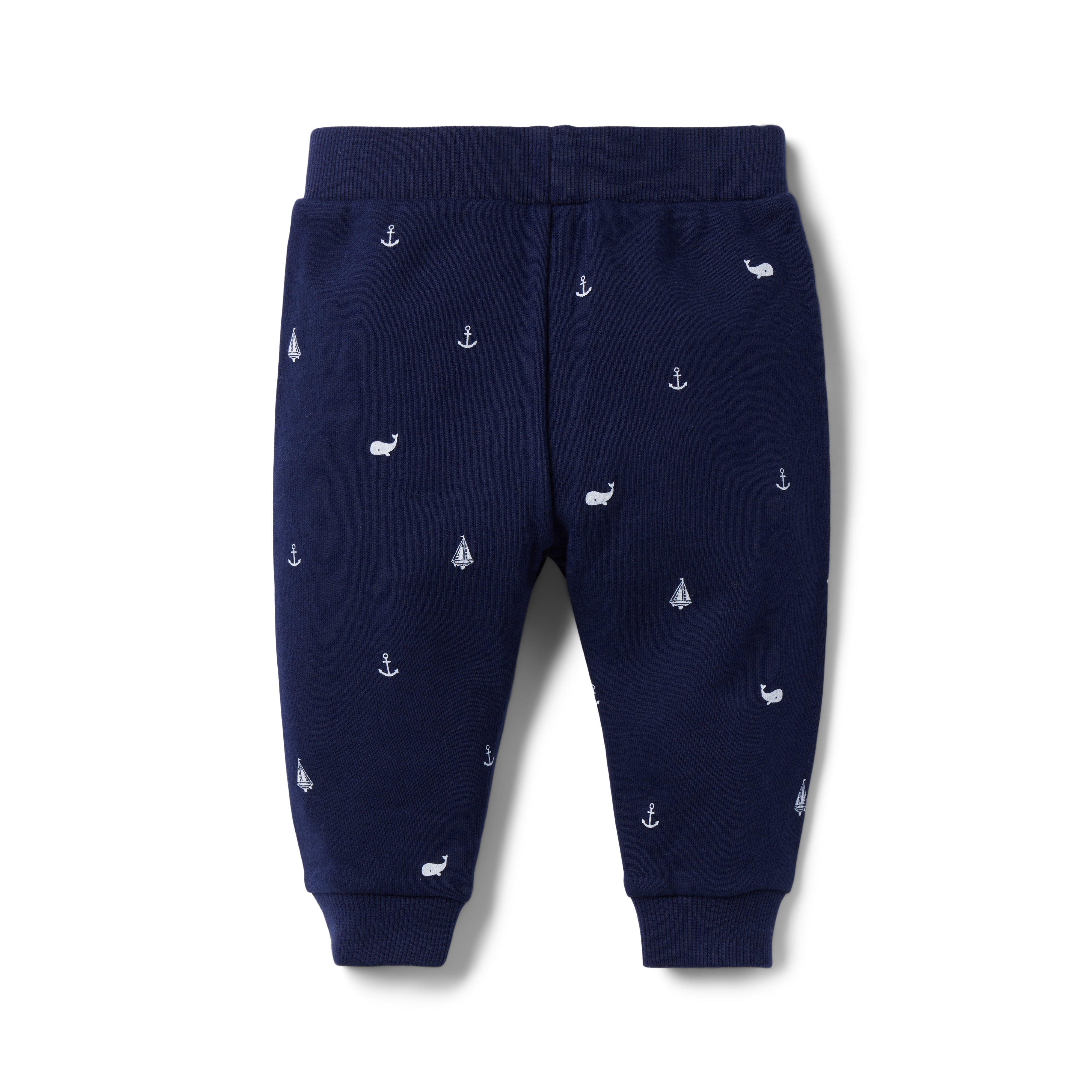 Baby Nautical French Terry Jogger image number 1