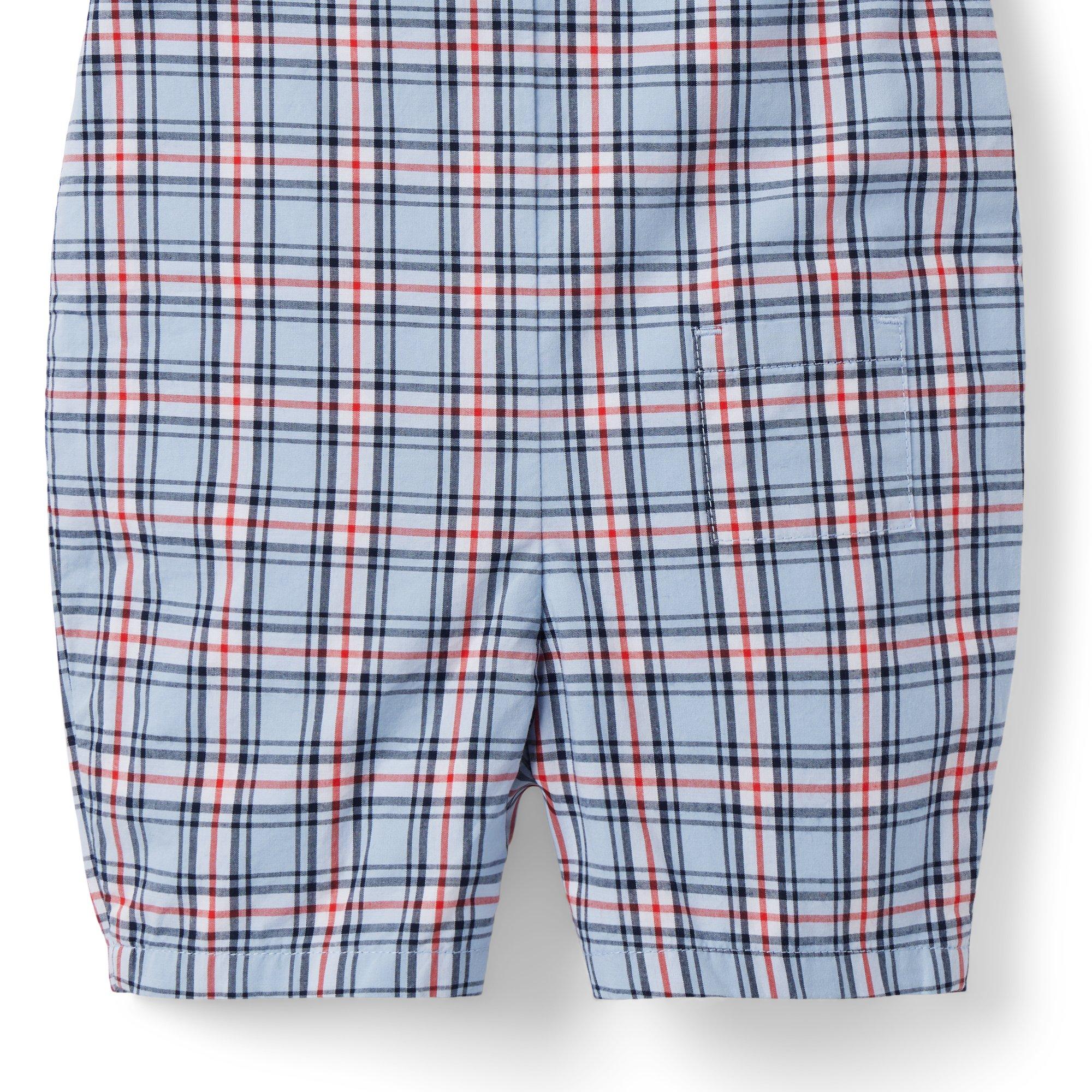 Baby Plaid Poplin Romper image number 3