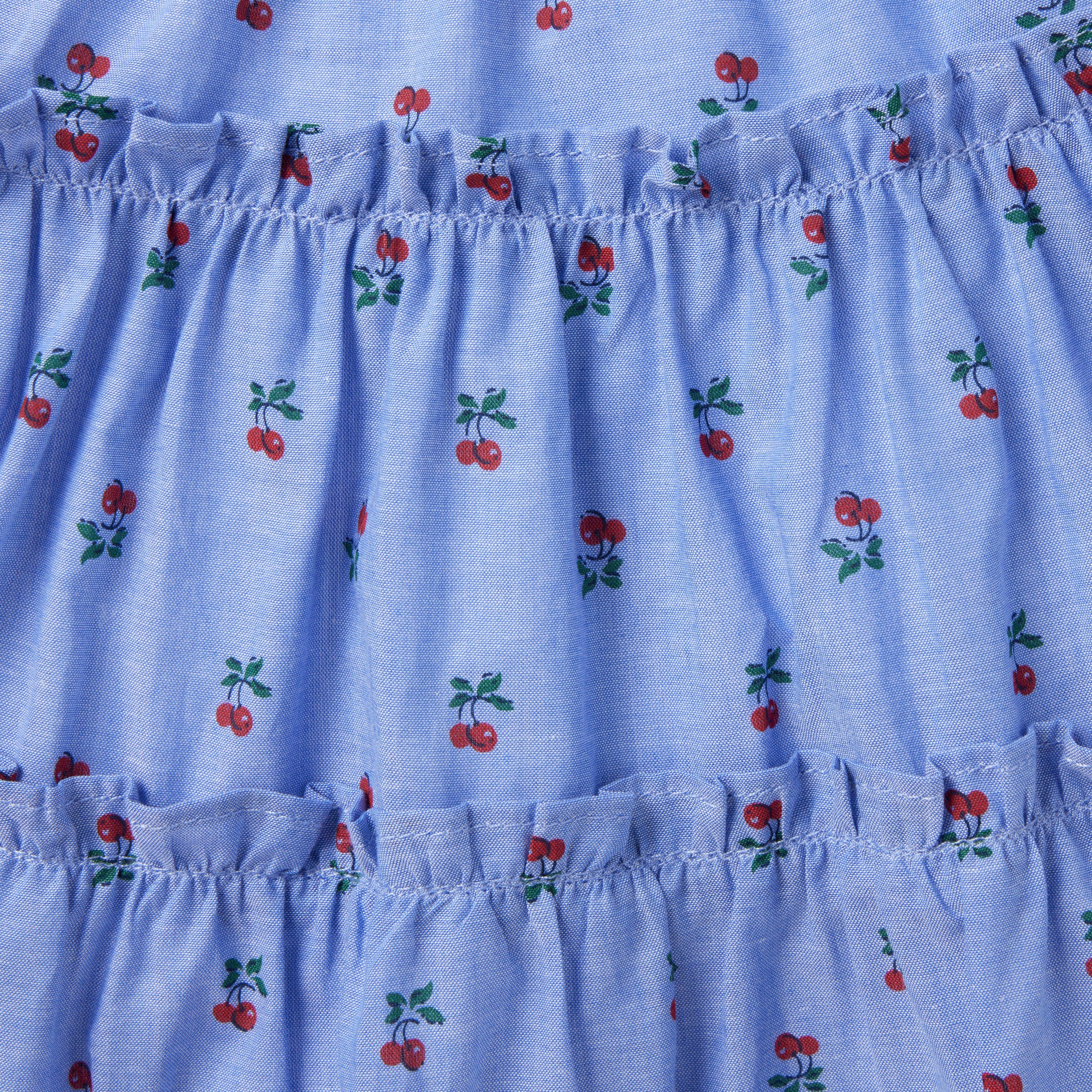 The Abigail Cherry Smocked Baby Dress image number 3