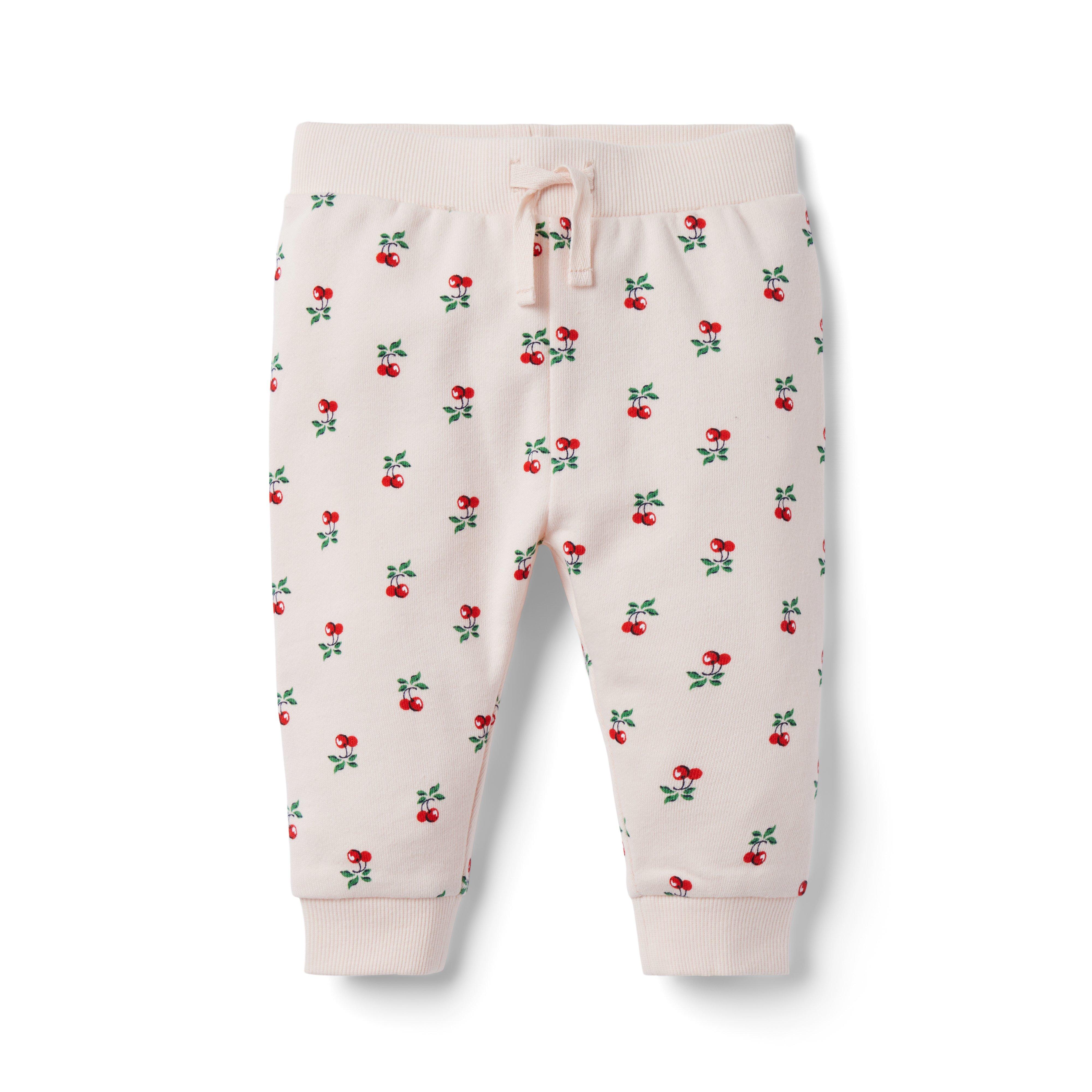 Baby Cherry French Terry Jogger