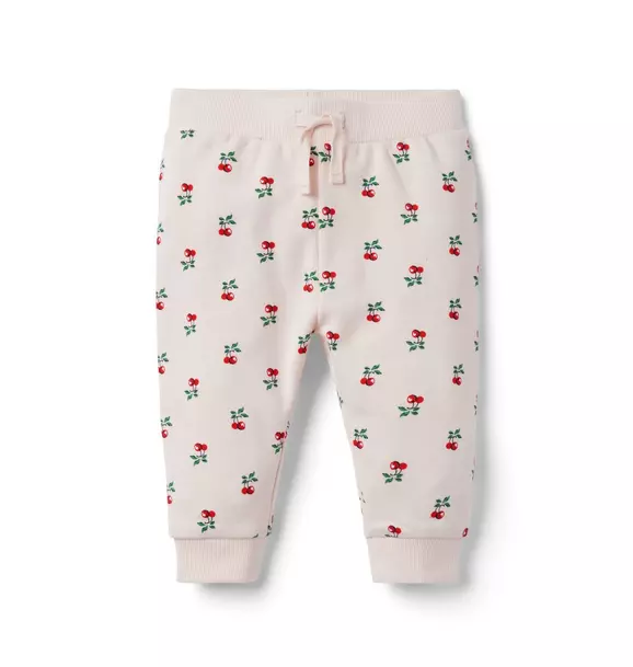Baby Cherry French Terry Jogger