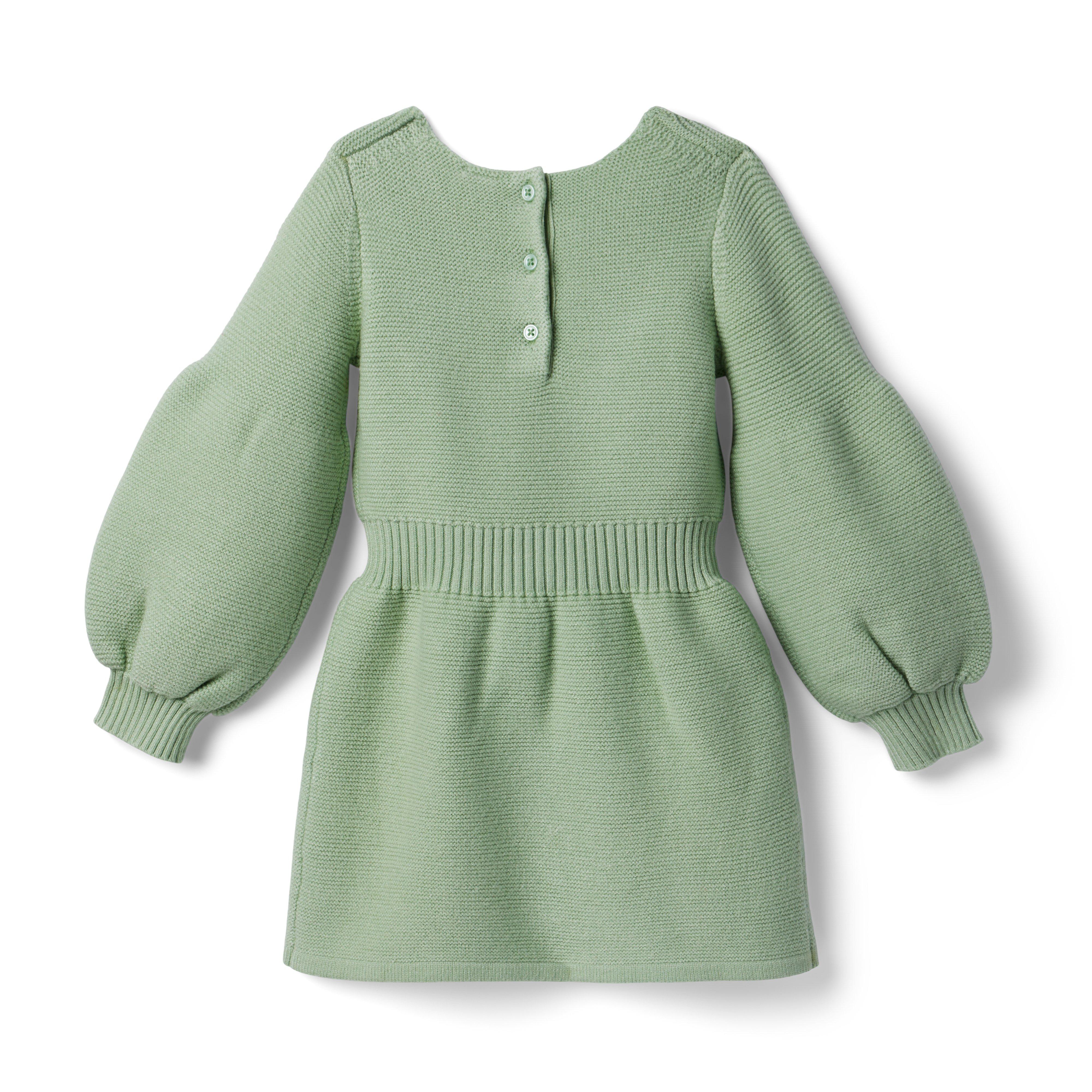 Puff Sleeve Sweater Dress image number 1