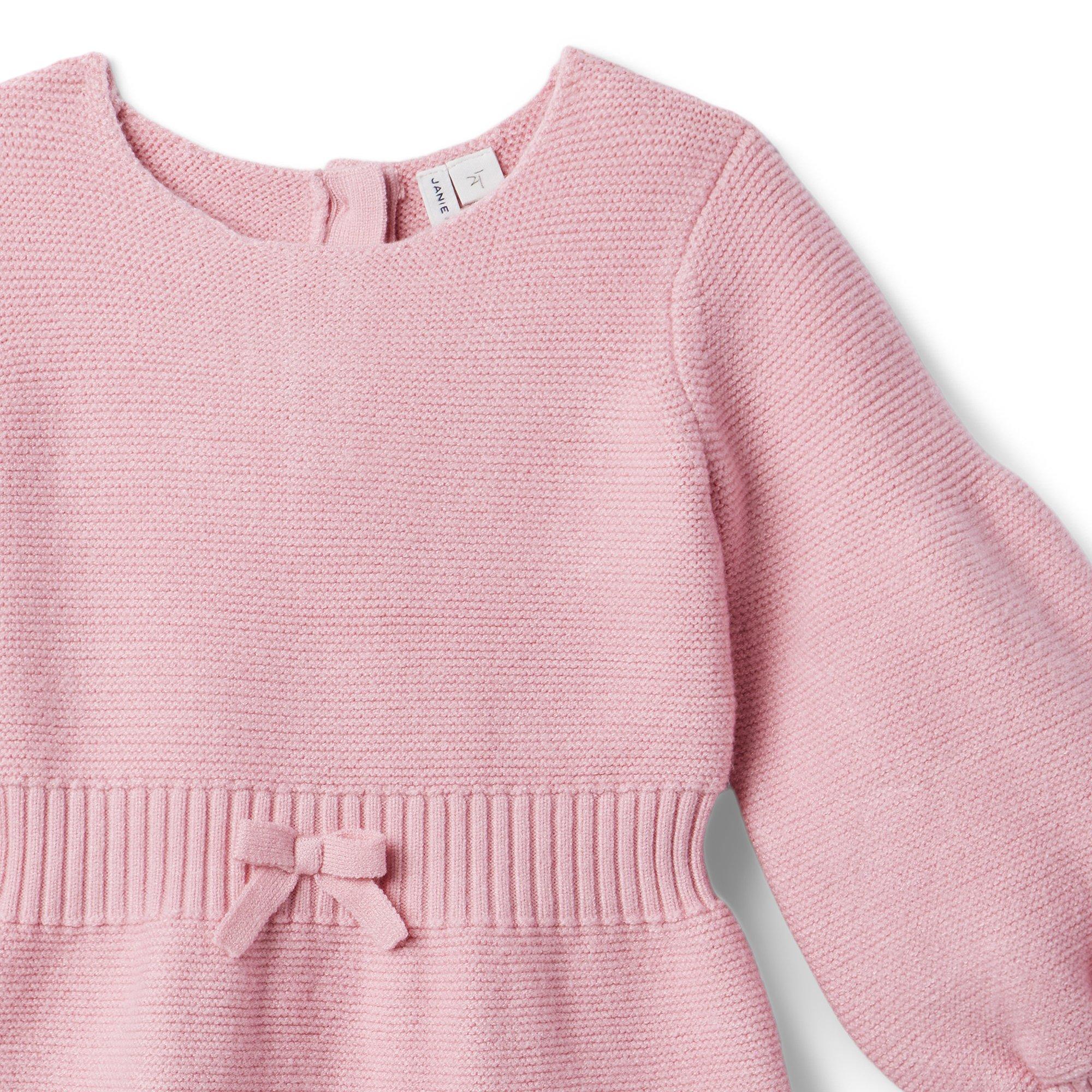 Puff Sleeve Sweater Dress image number 3