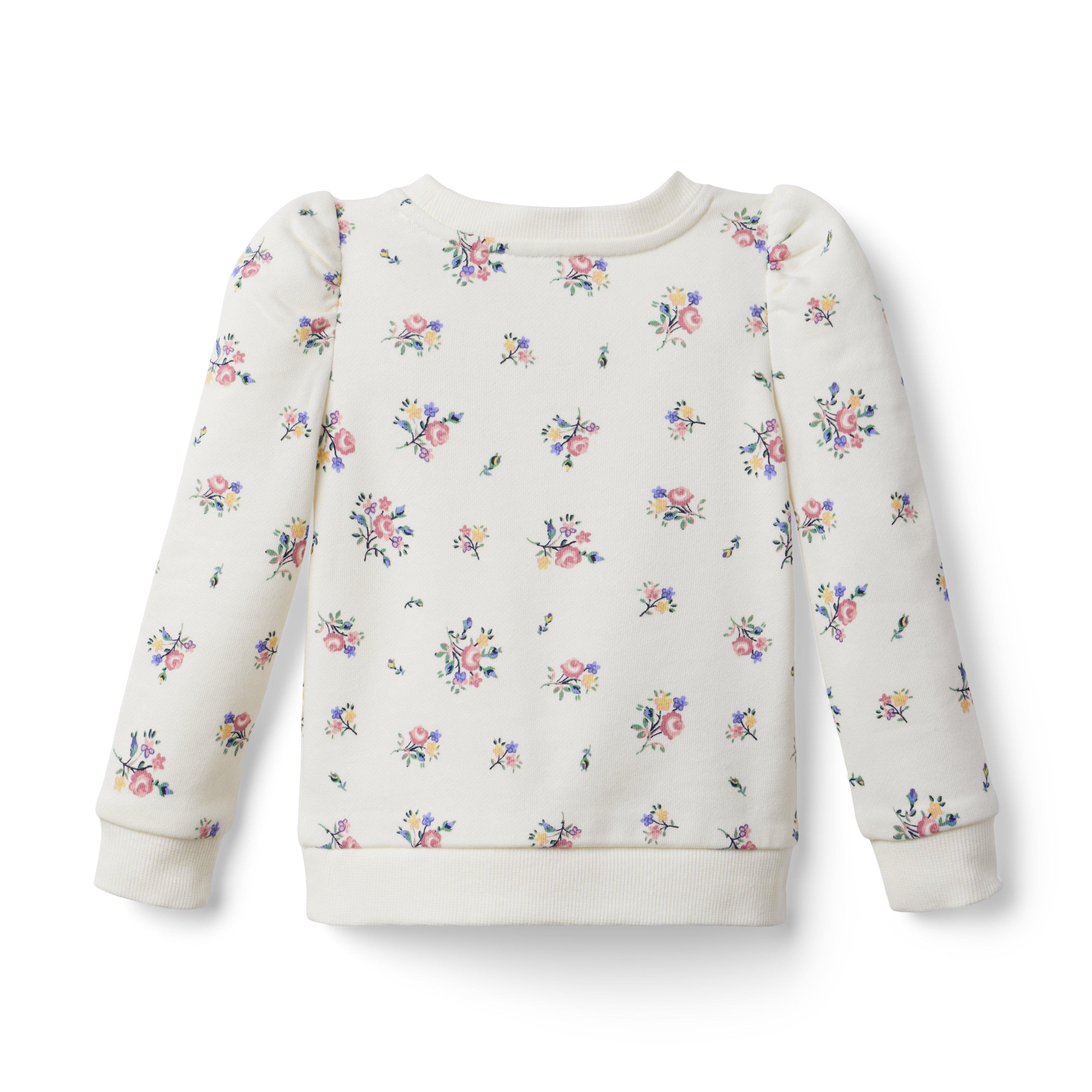 Floral Fleece Sweatshirt image number 1