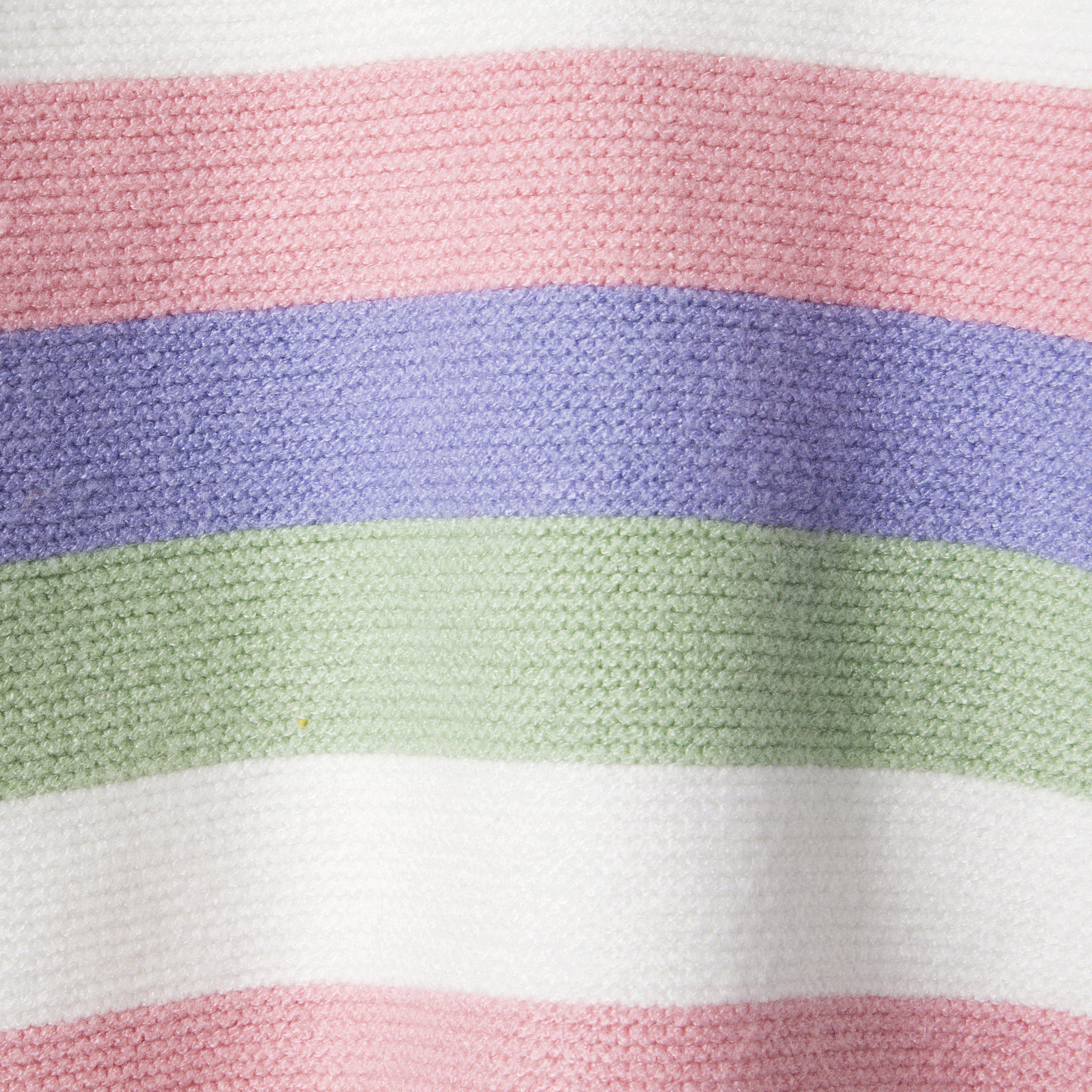 Striped Bishop Sleeve Sweater image number 2