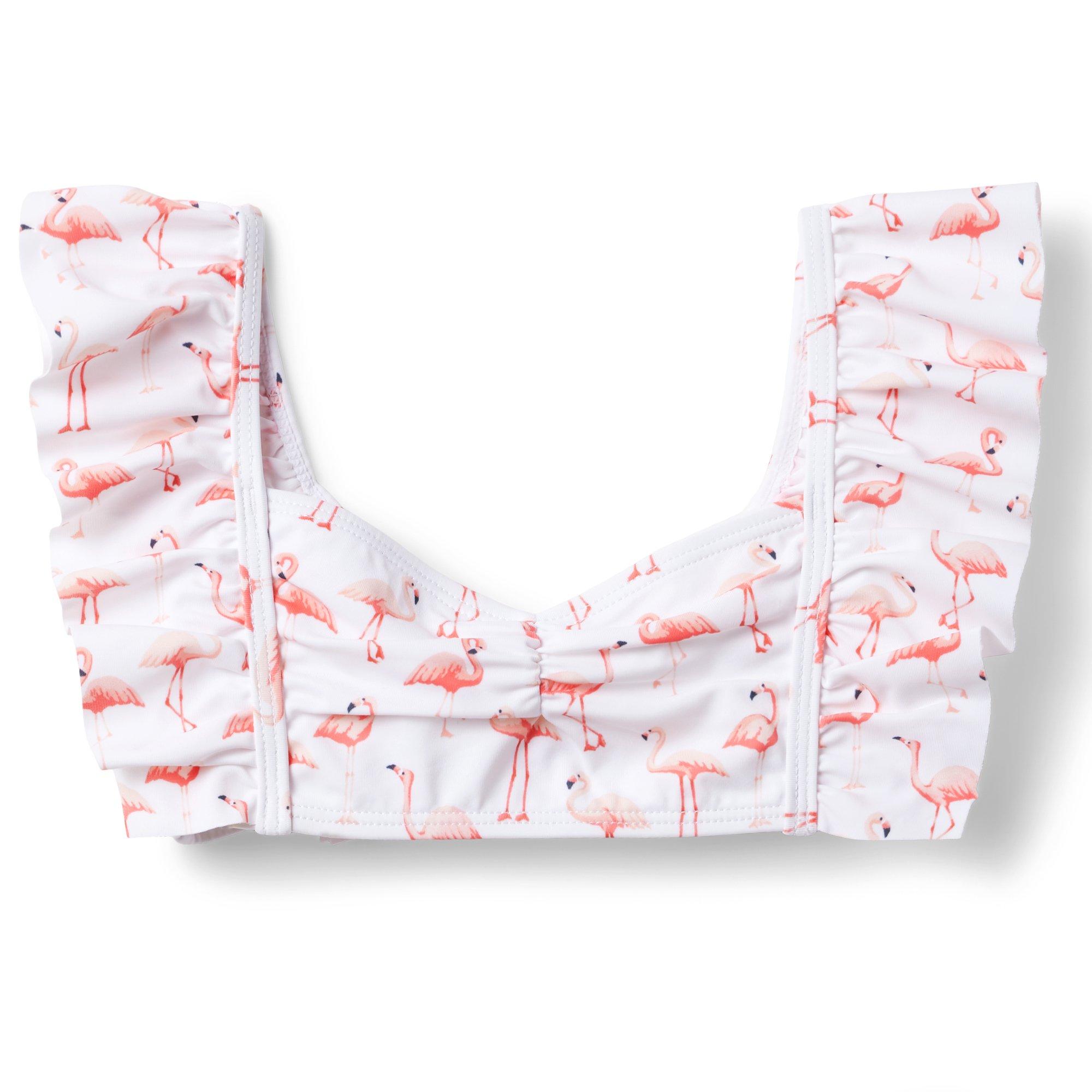 Recycled Flamingo Ruffle 2-Piece Swimsuit image number 2