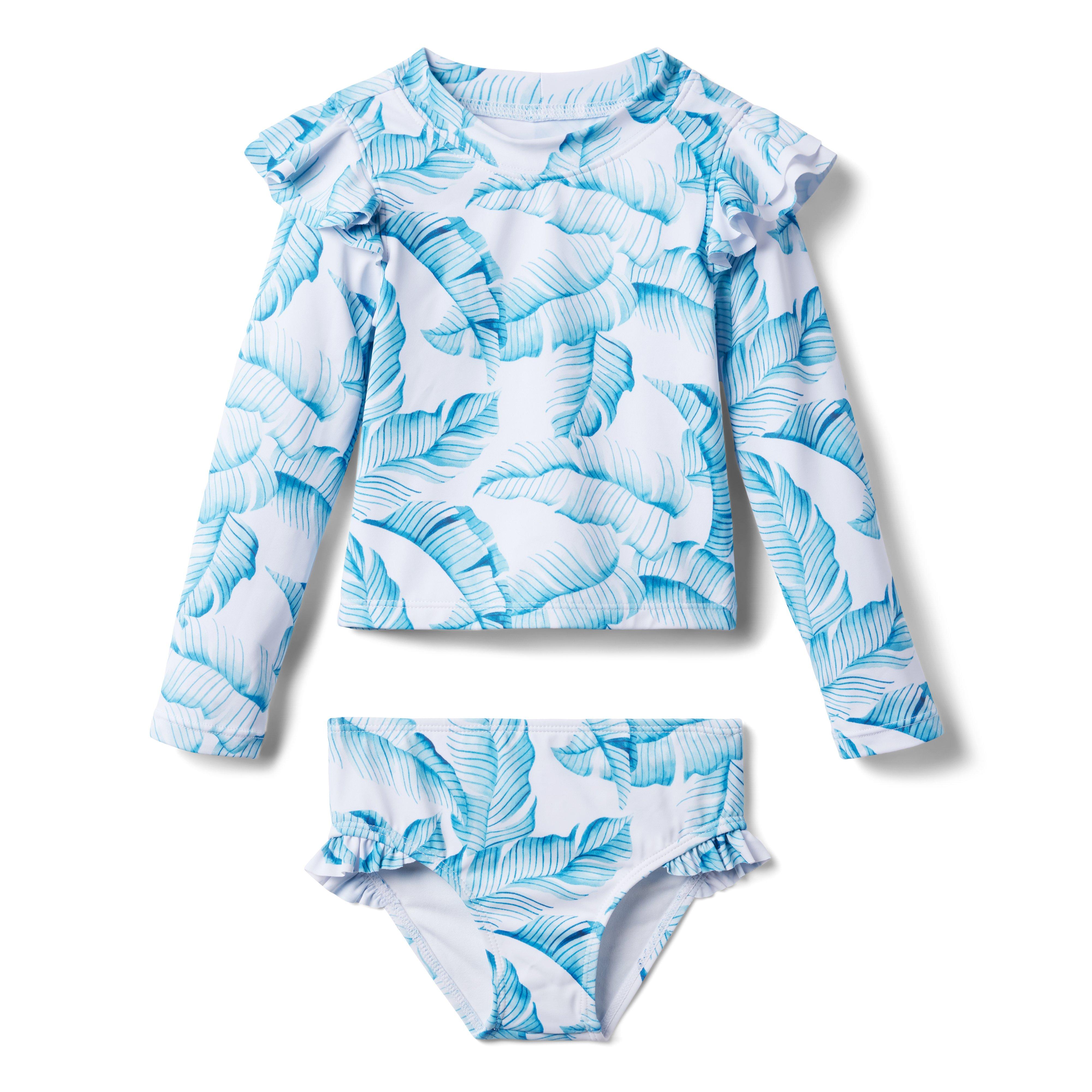 Recycled Palm Leaf Rash Guard Set image number 0