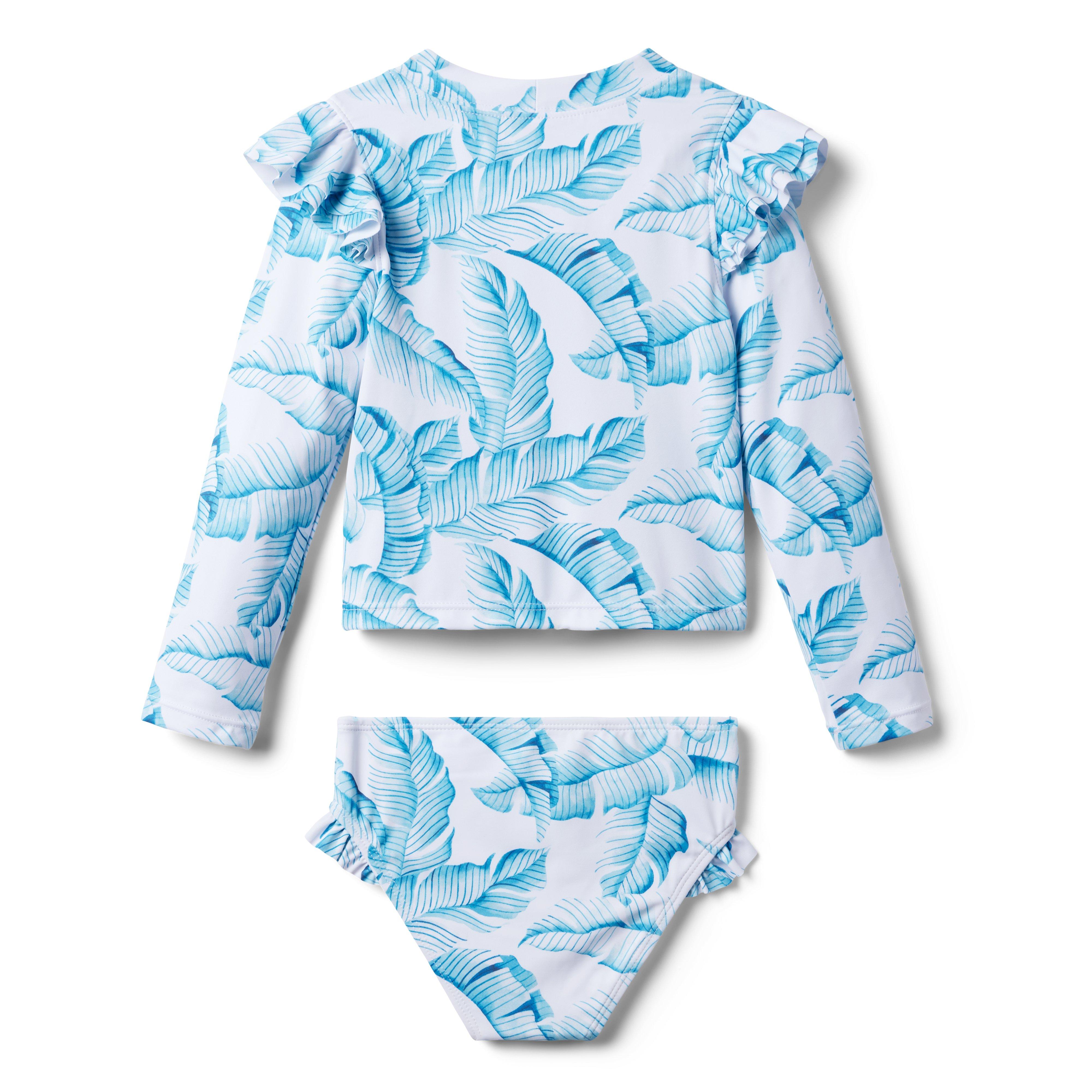 Recycled Palm Leaf Rash Guard Set image number 1