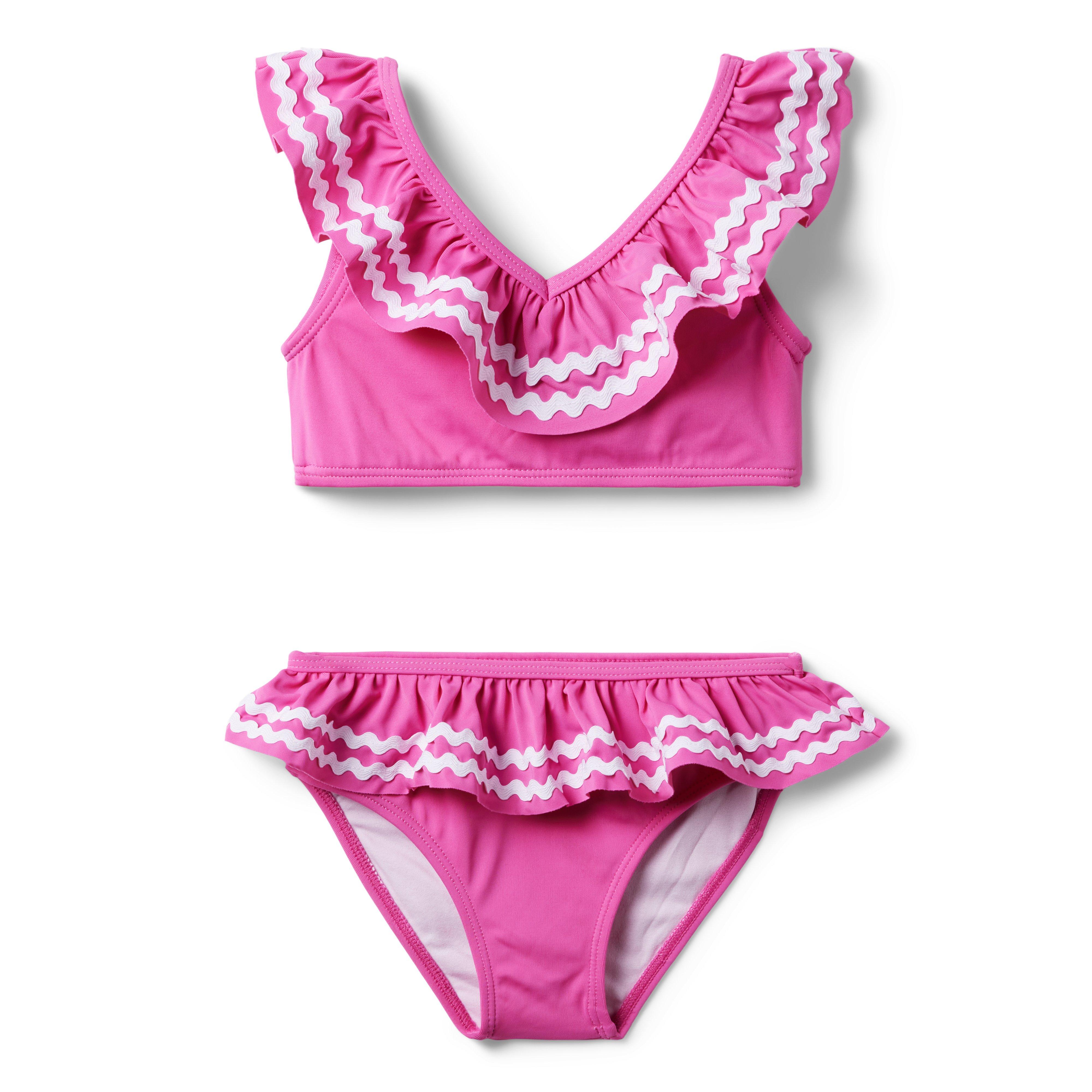 Recycled Ric Rac Ruffle 2-Piece Swimsuit image number 0