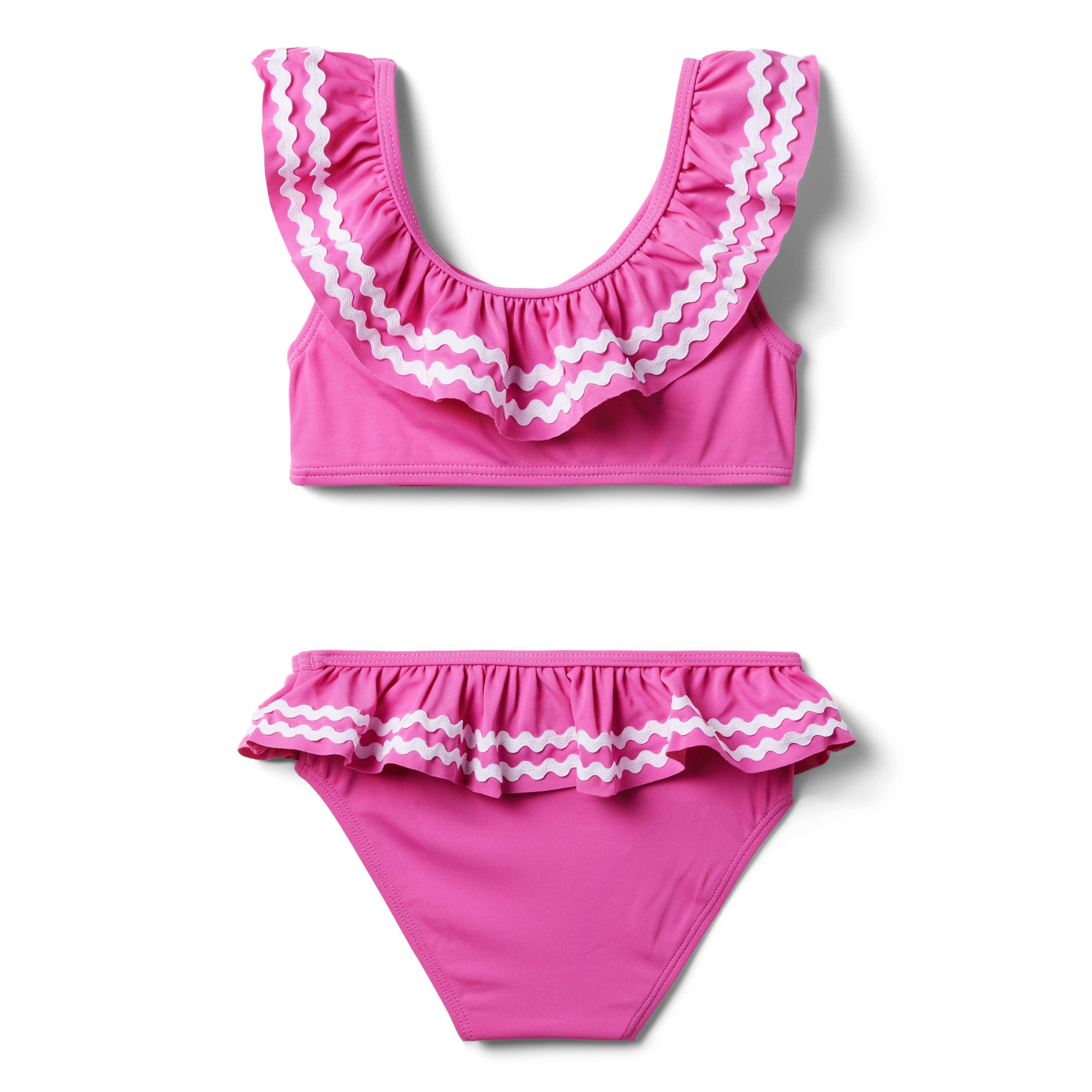 Recycled Ric Rac Ruffle 2-Piece Swimsuit image number 1