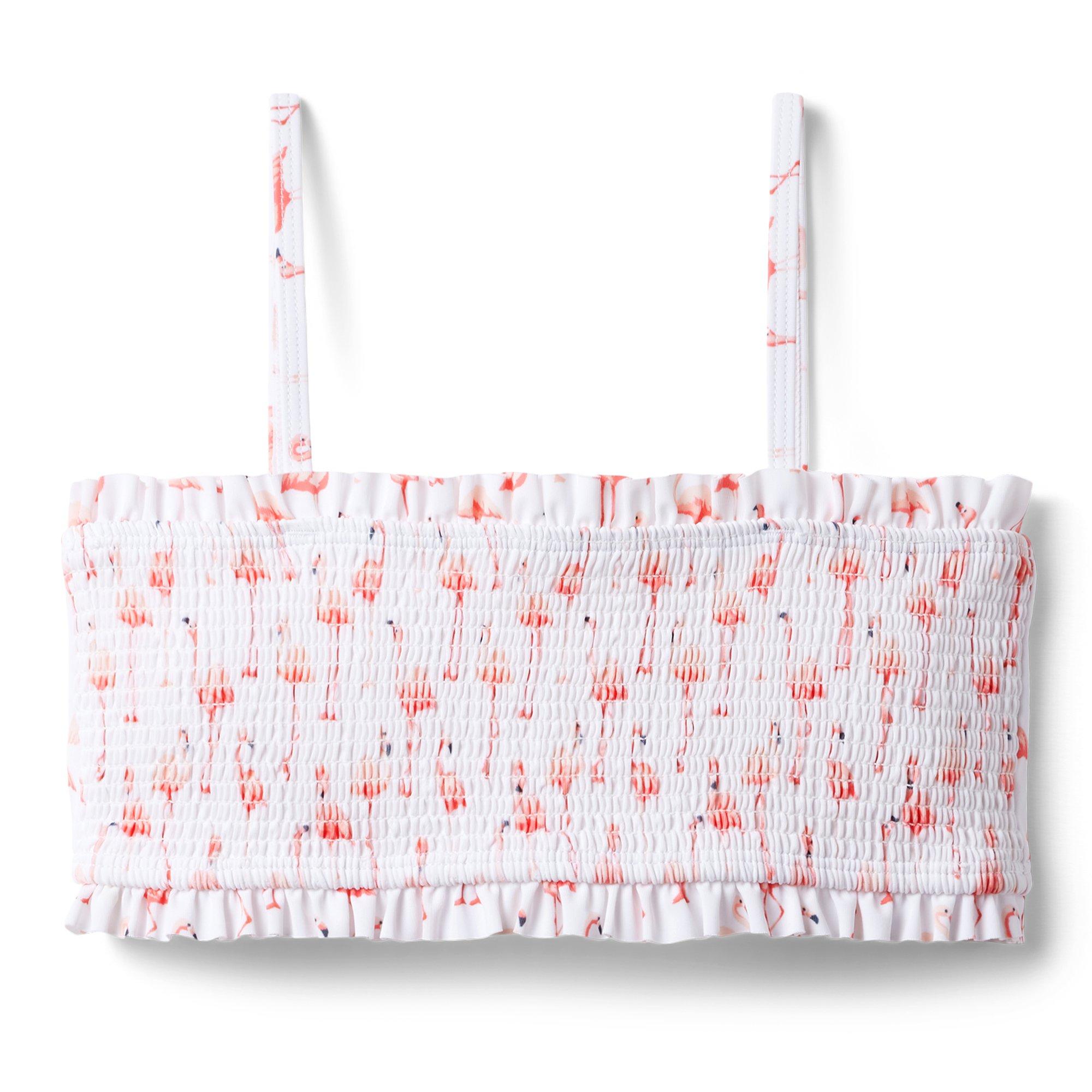 Recycled Flamingo Smocked 2-Piece Swimsuit image number 2