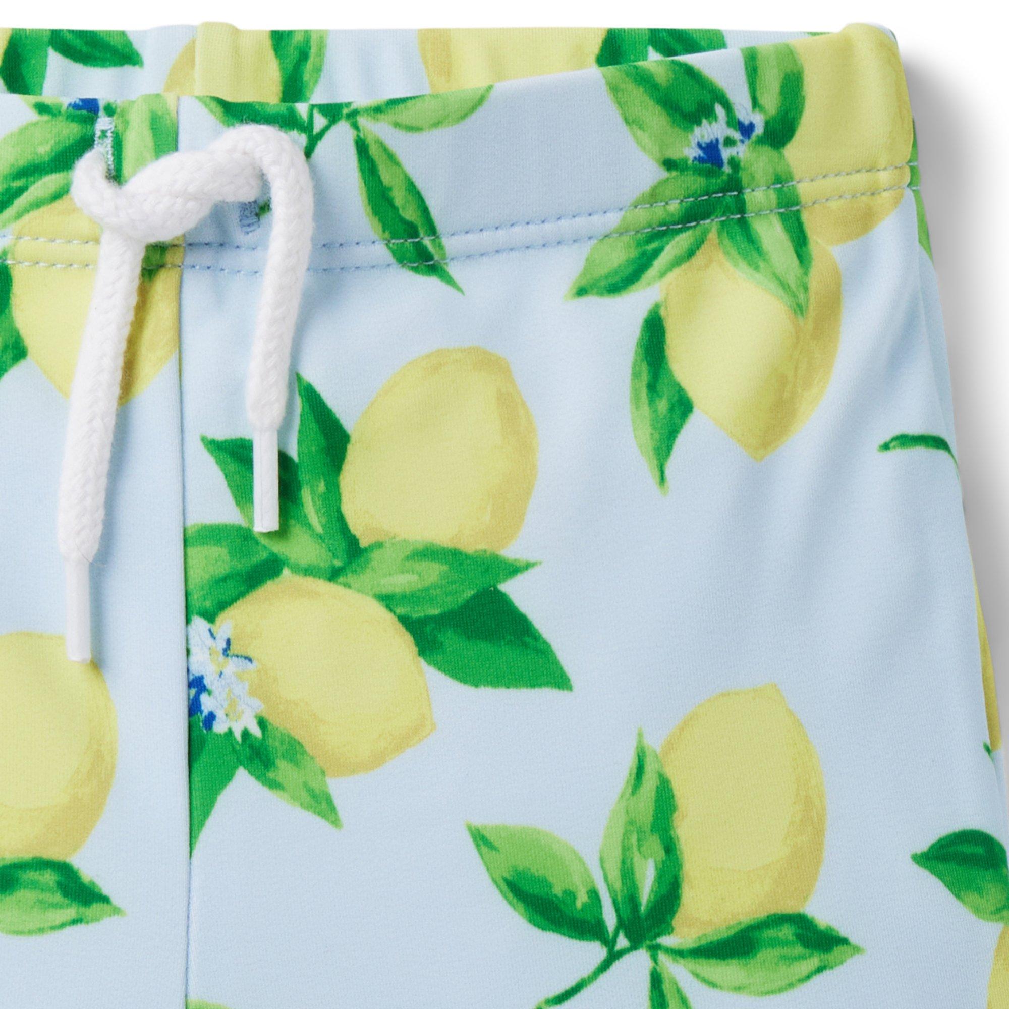Recycled Lemon Baby Swim Short image number 2