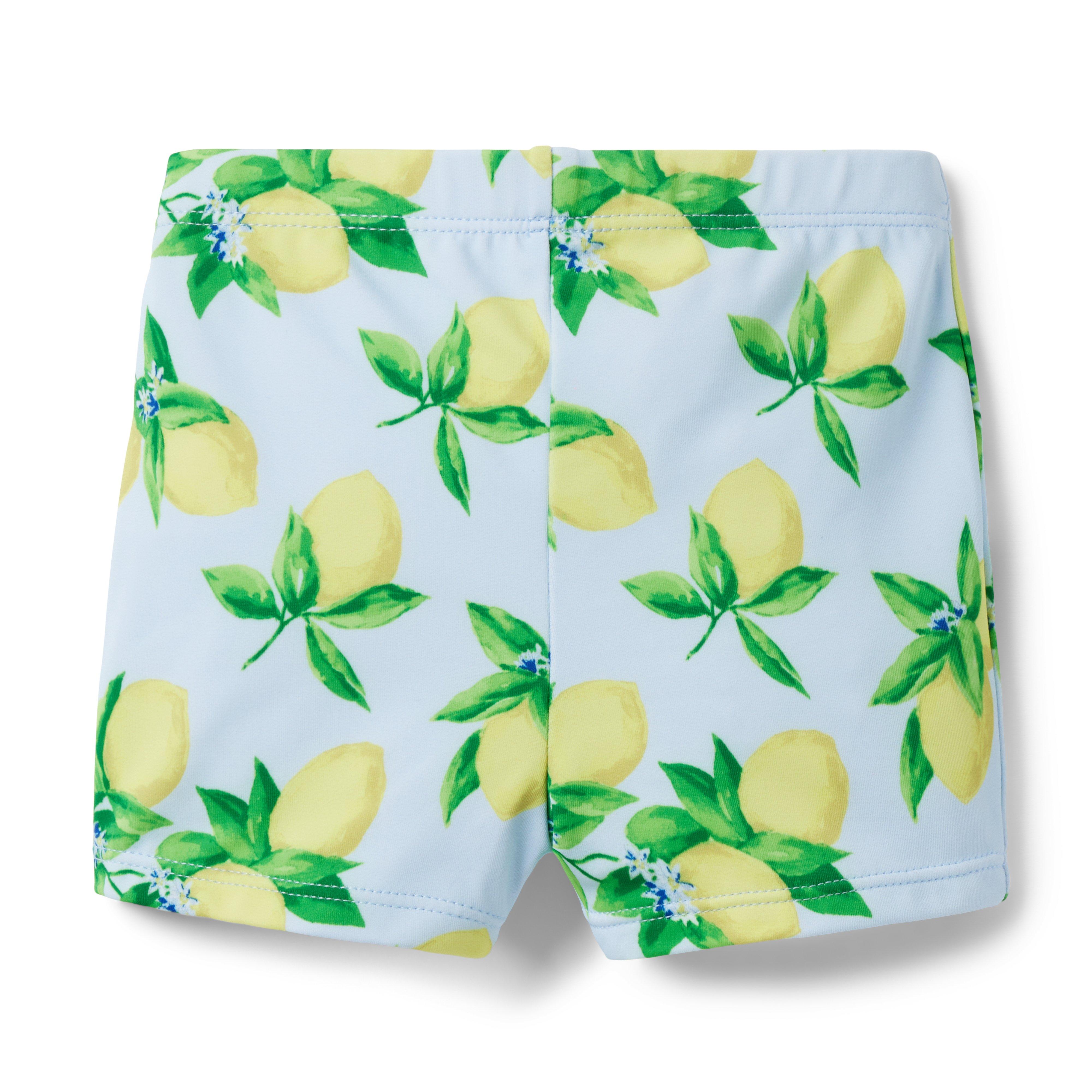 Recycled Lemon Baby Swim Short image number 1