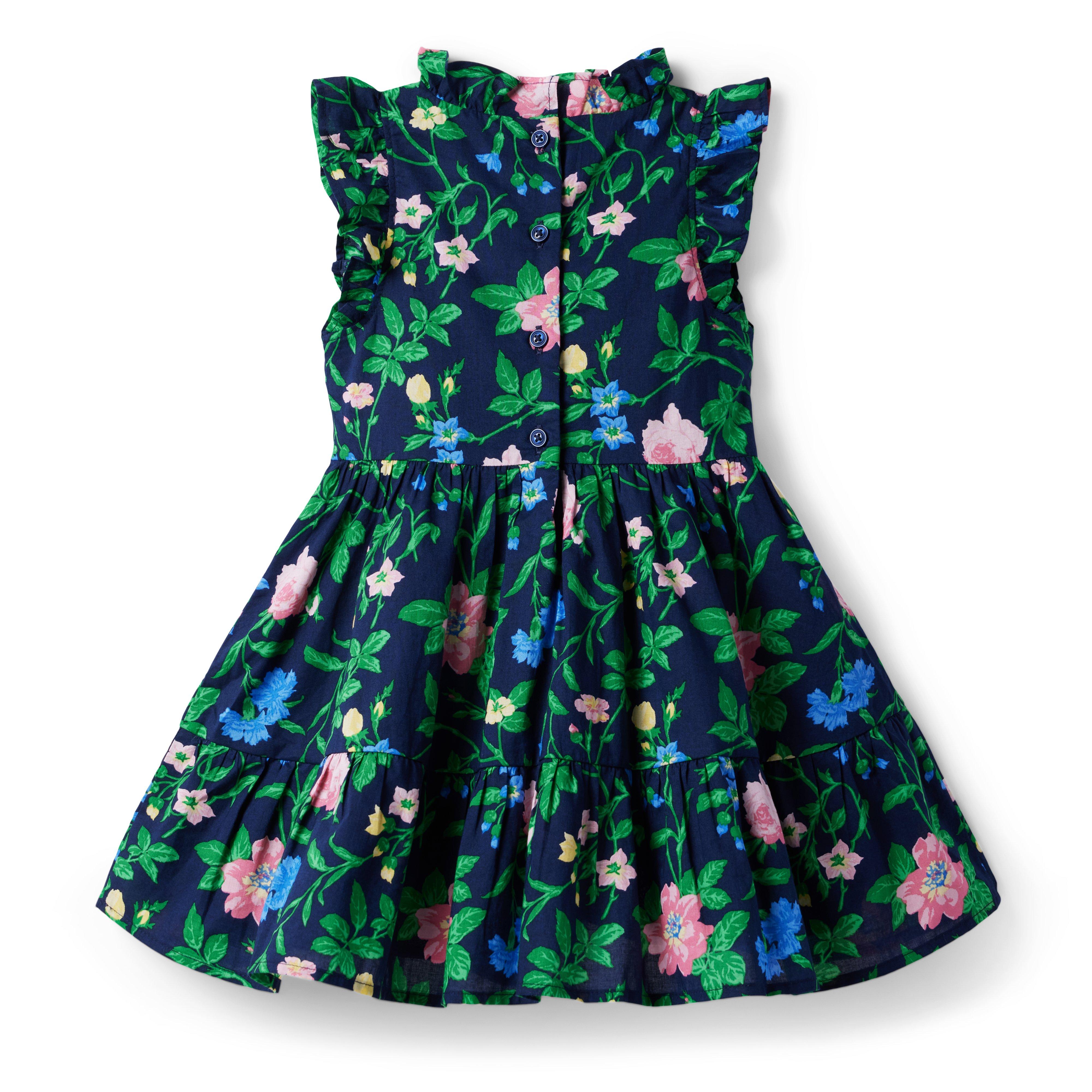 Floral Ruffle Sleeve Dress image number 2