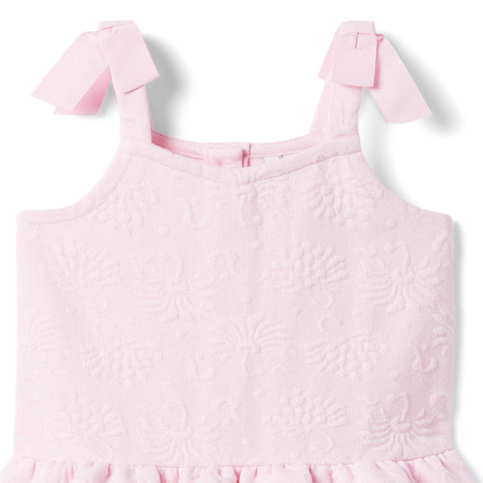 Floral Peplum Jacquard Dress image number 2