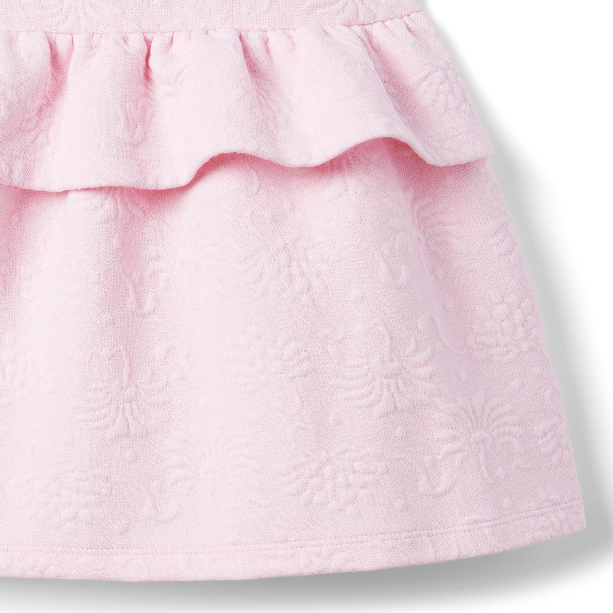 Floral Peplum Jacquard Dress image number 3