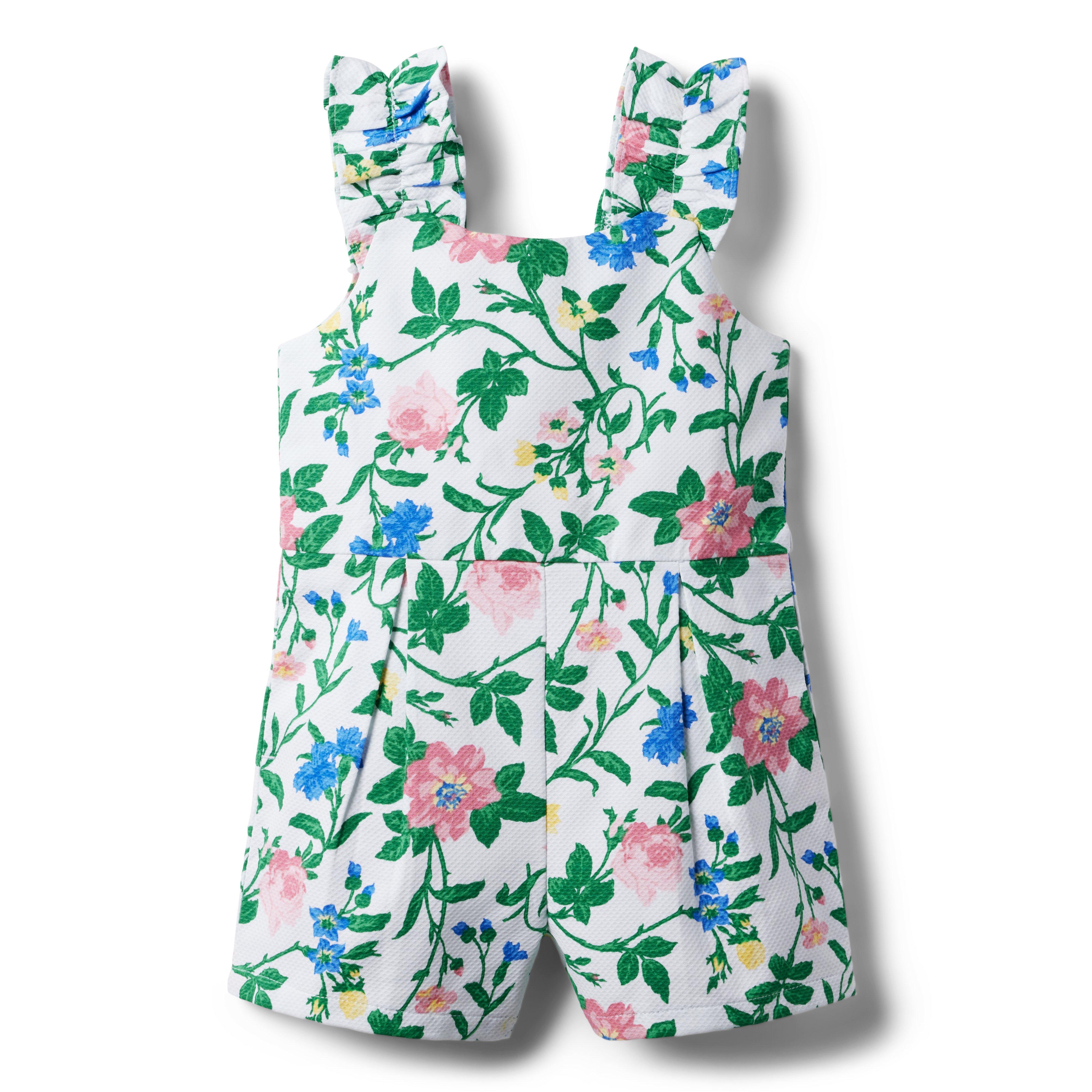 Floral Pique Romper