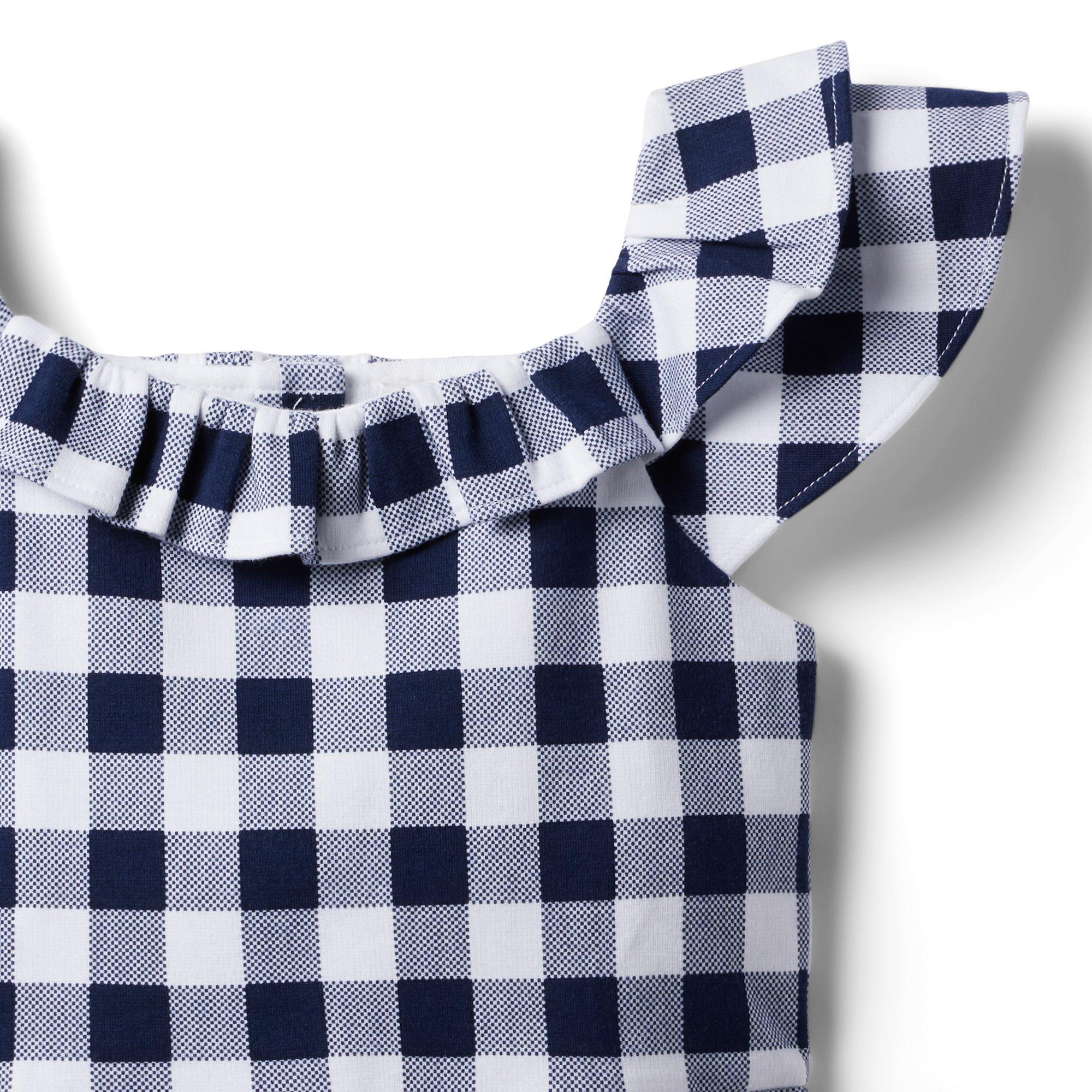 Gingham Ponte Romper image number 2