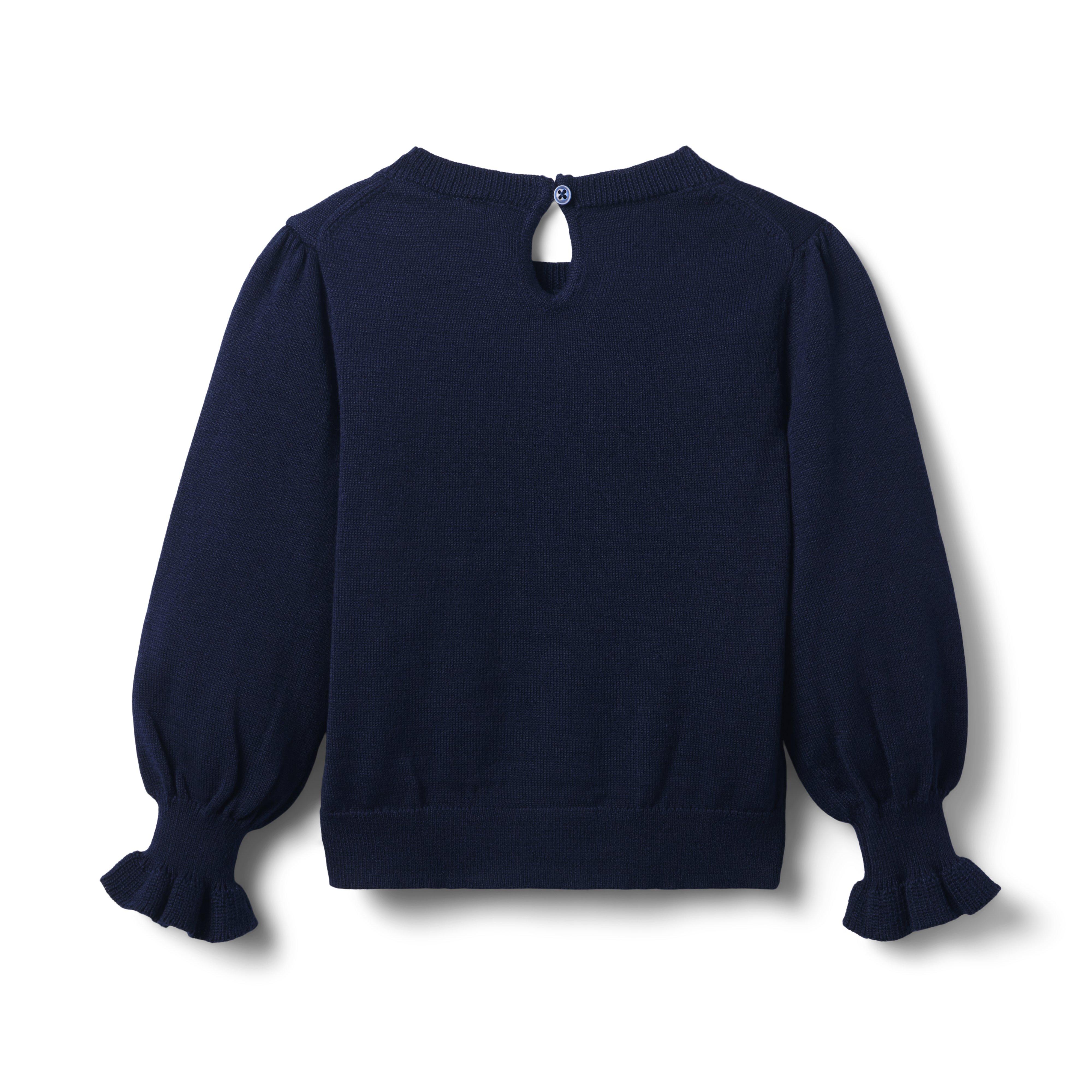 Floral Ruffle Cuff Sweater image number 1
