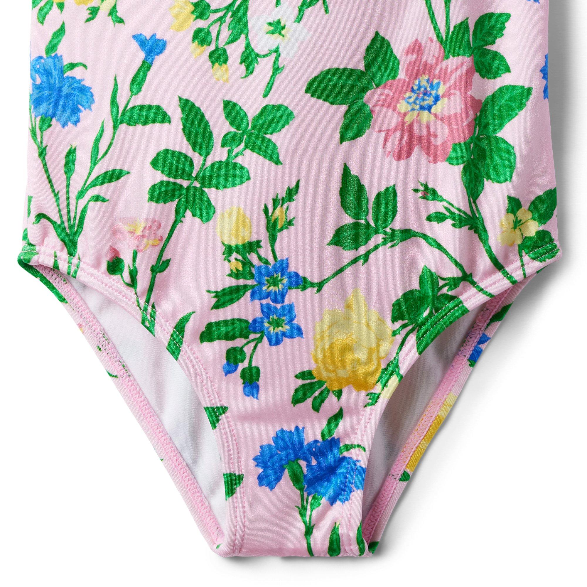 Floral Ruffle Swimsuit image number 3