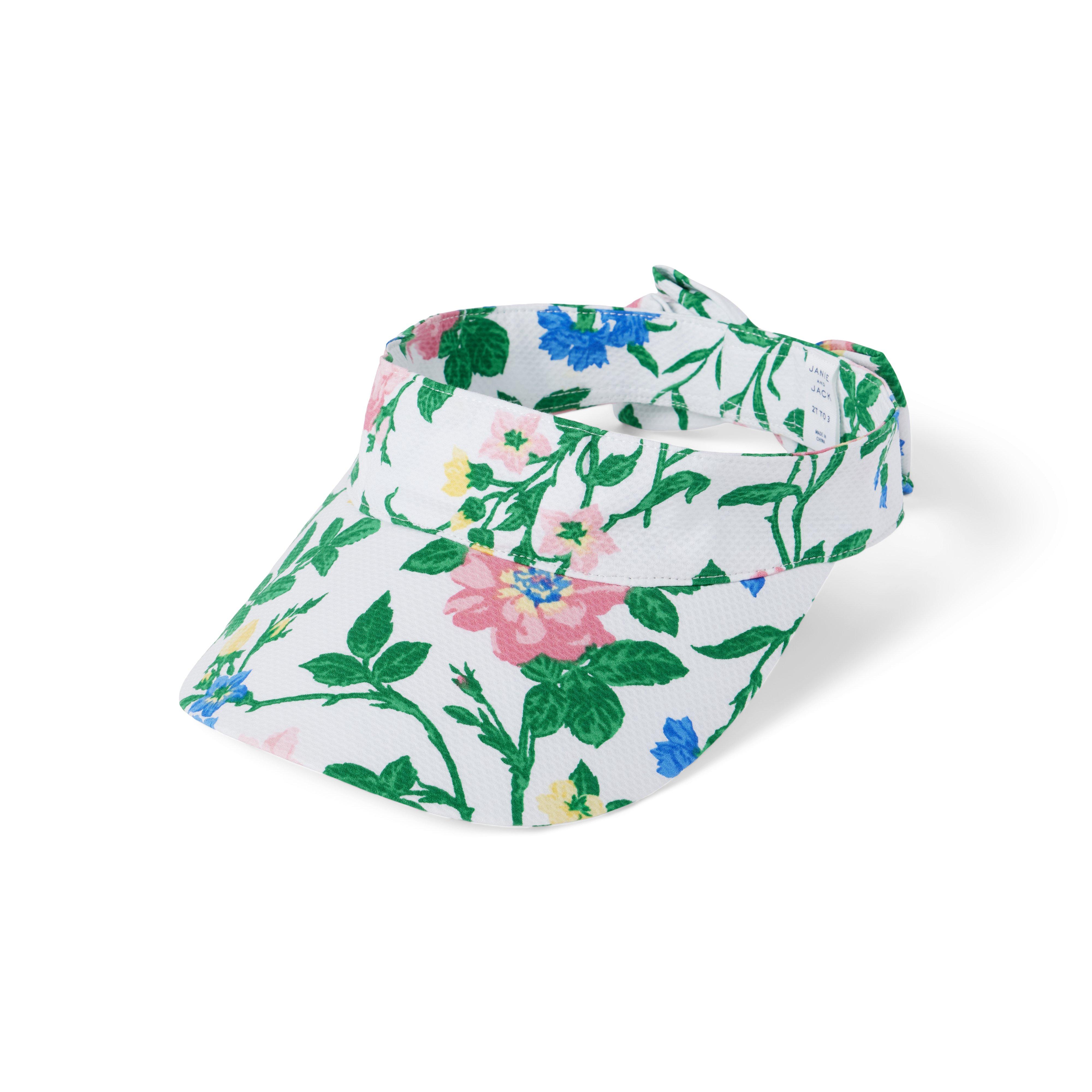 Floral Pique Bow Visor image number 0