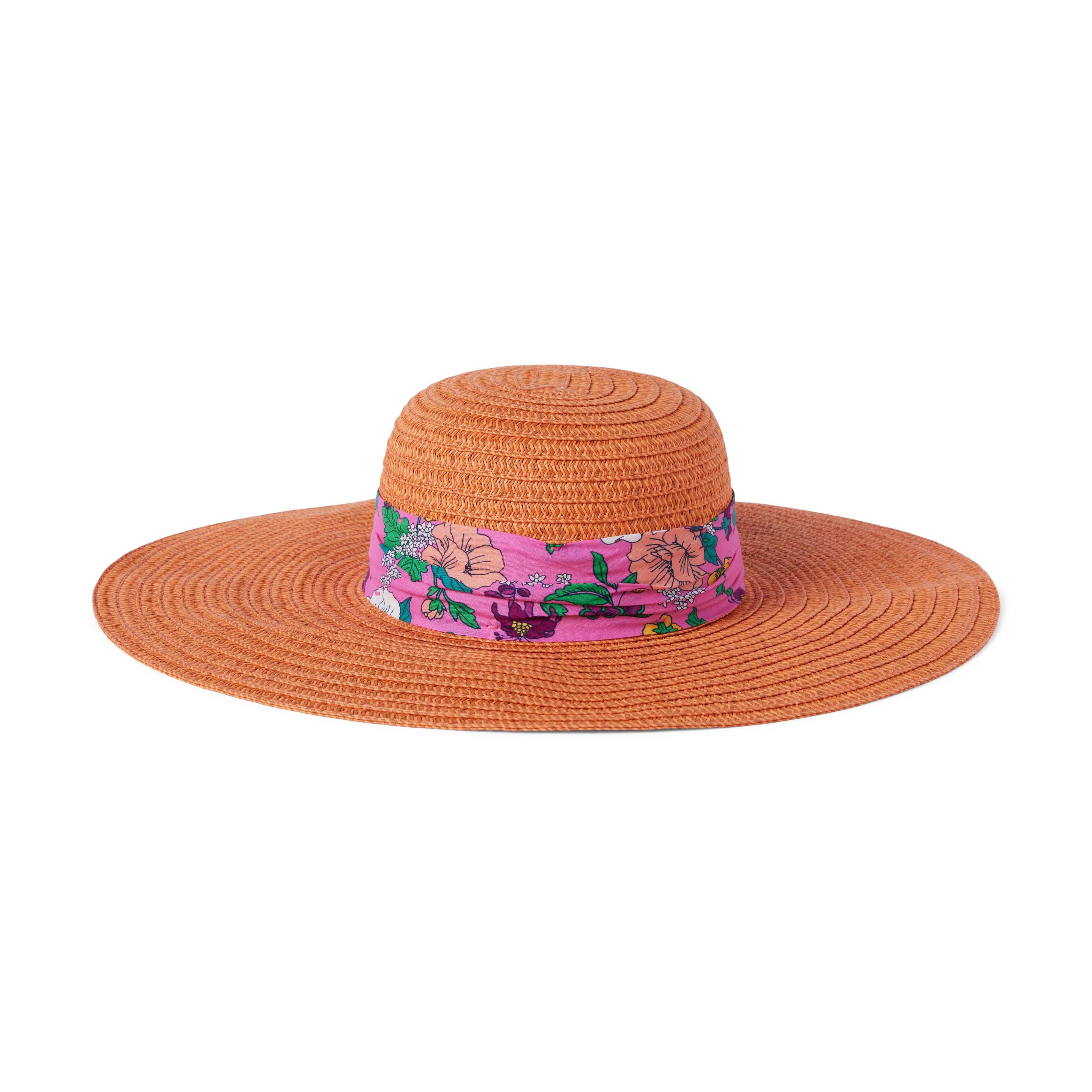 Floral Bow Straw Sun Hat image number 0