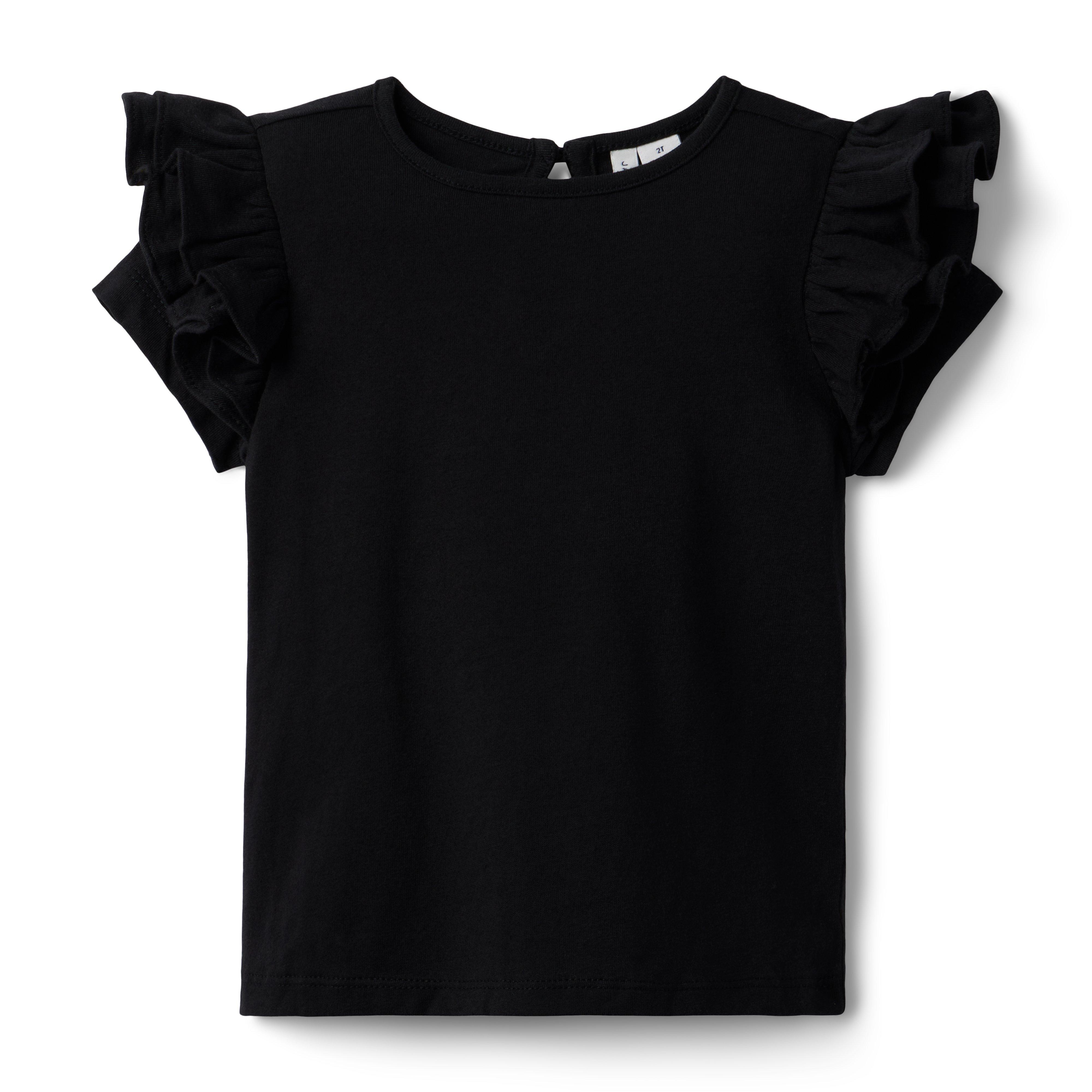 Ruffle Sleeve Jersey Top image number 0