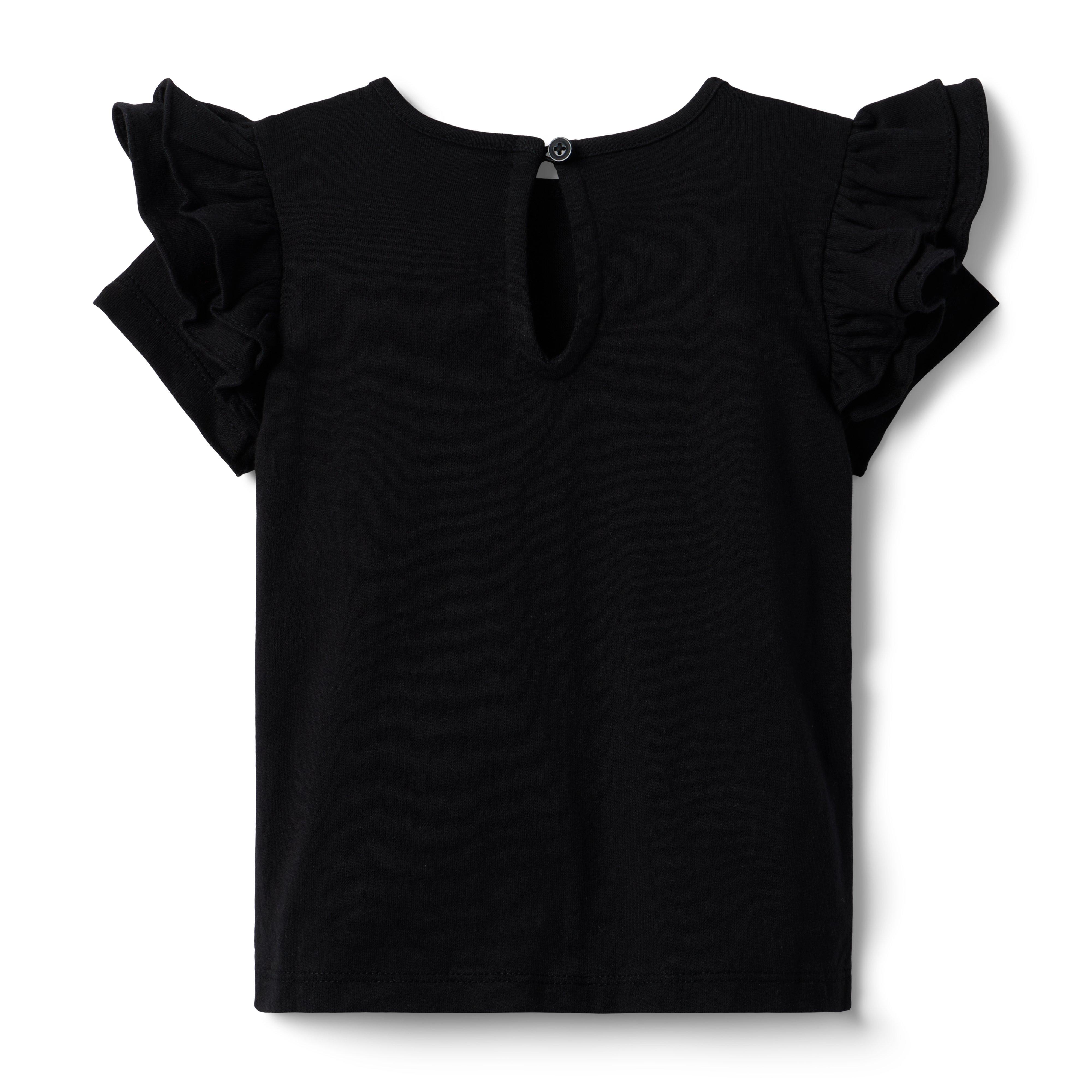 Ruffle Sleeve Jersey Top image number 1