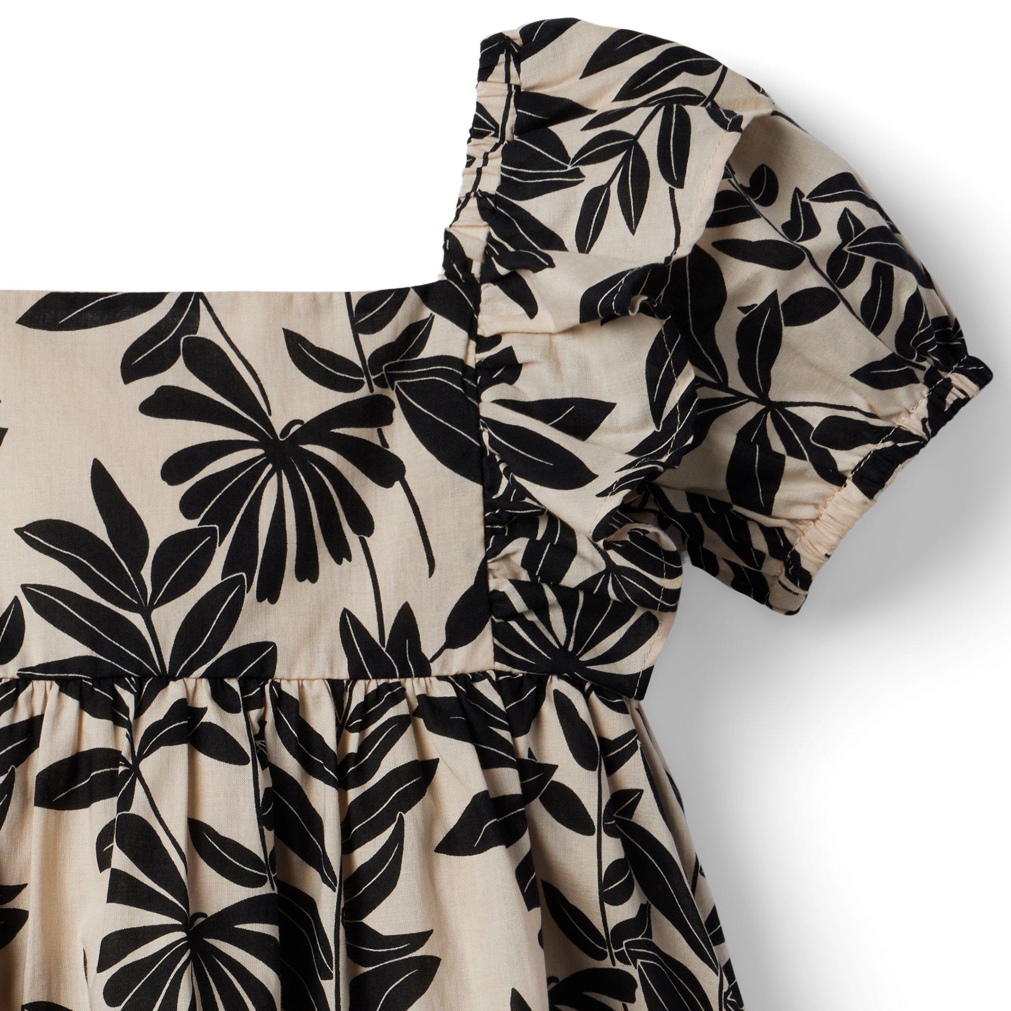 Palm Floral Puff Sleeve Top image number 2