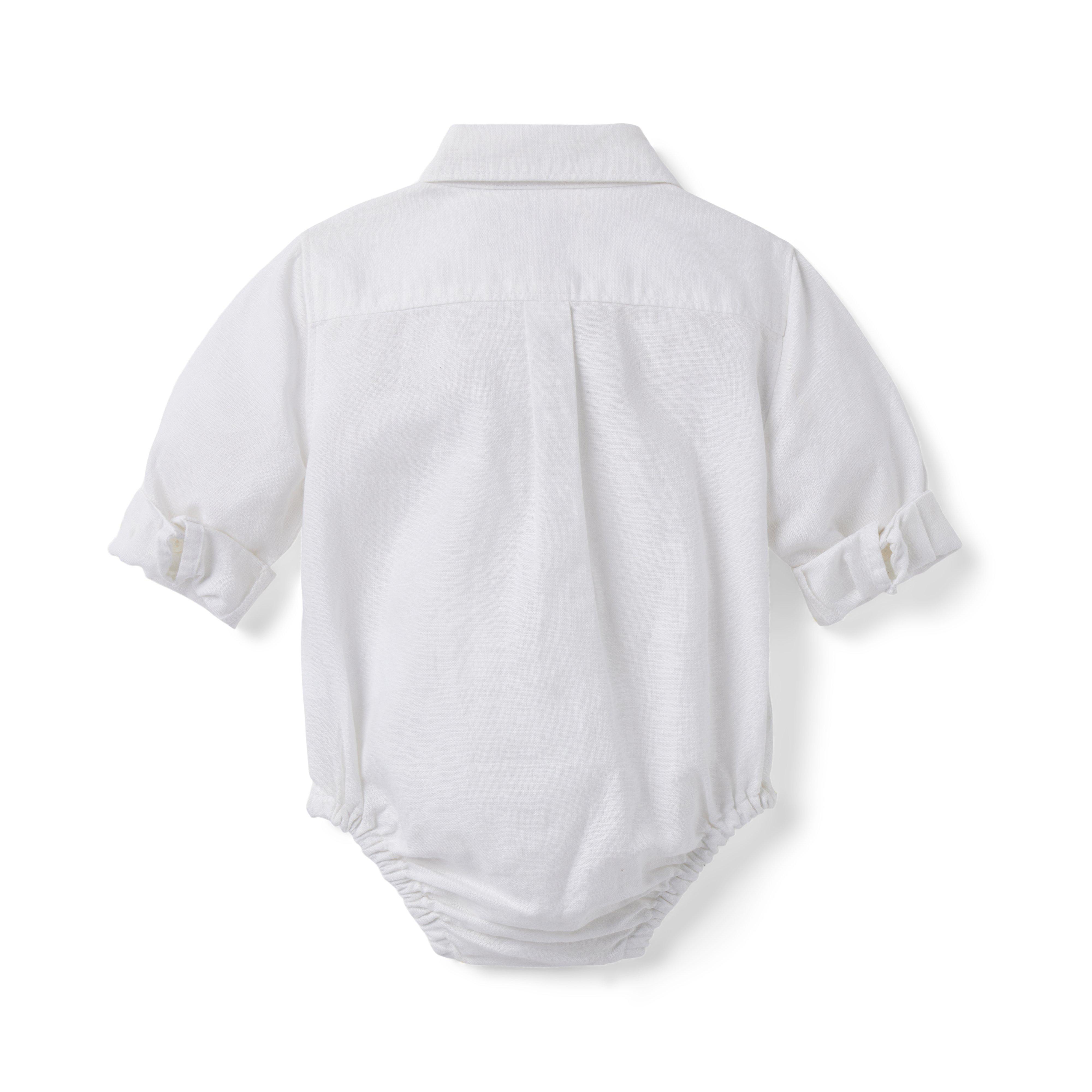 Baby Linen Bodysuit image number 1