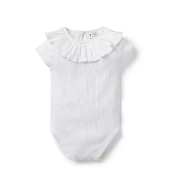 Baby Ruffle Collar Bodysuit