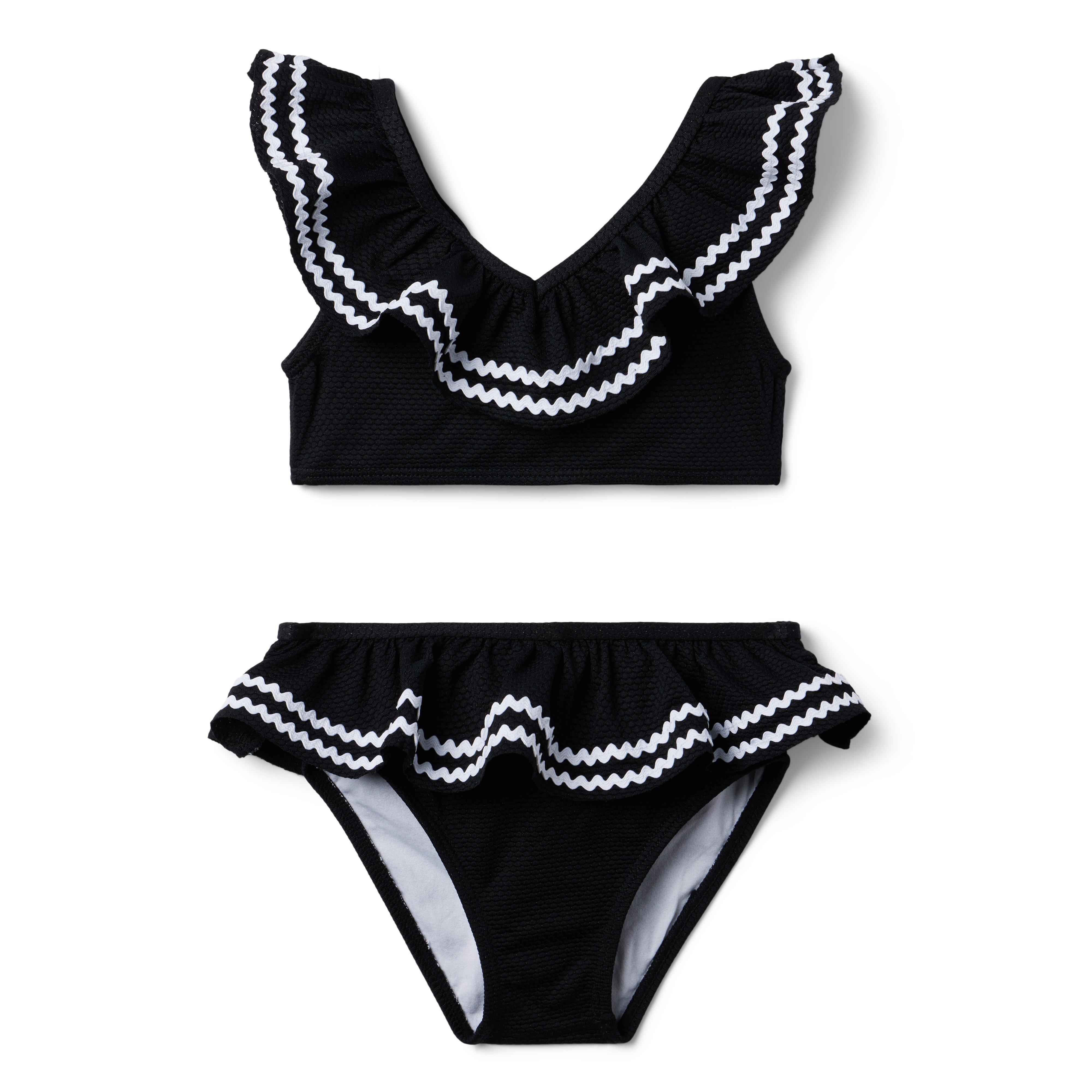 Black & White 2-PIECE Girls Bikini SET