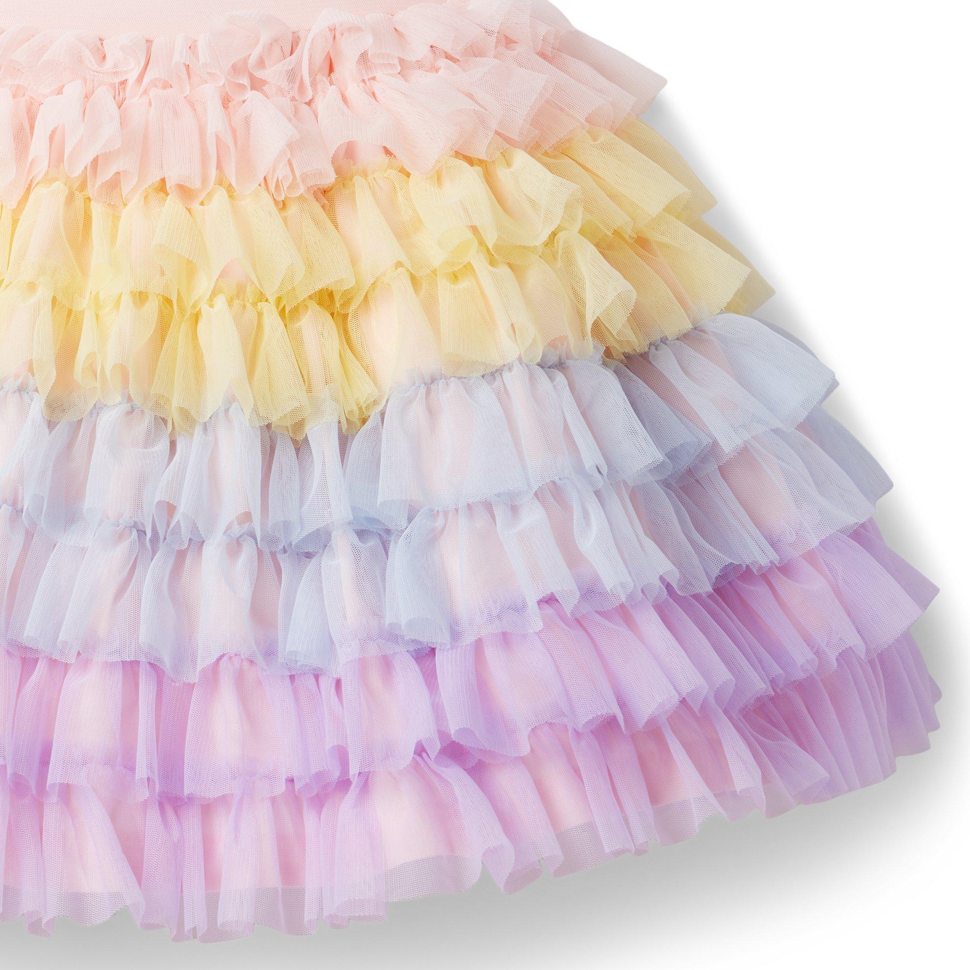 Rainbow Confetti Tulle Dress