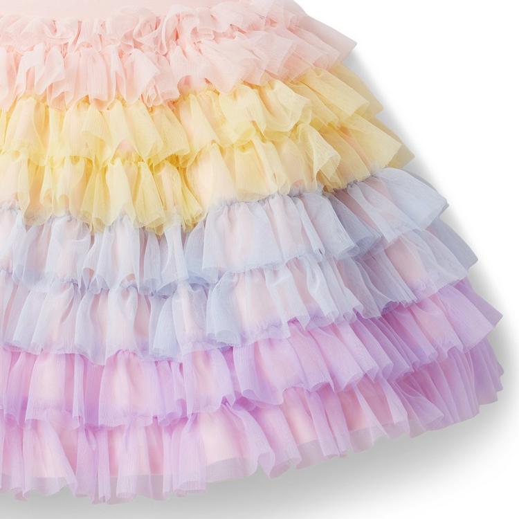 Girl Pastel Confetti Birthday Rainbow Tulle Dress by Janie and Jack