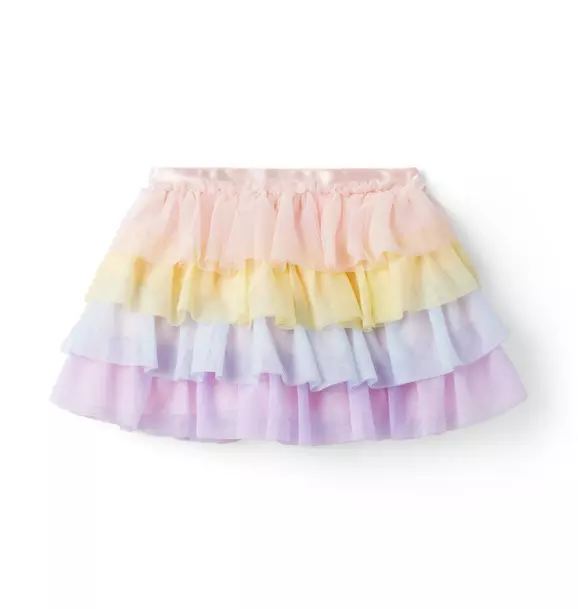 Birthday Rainbow Tulle Skirt