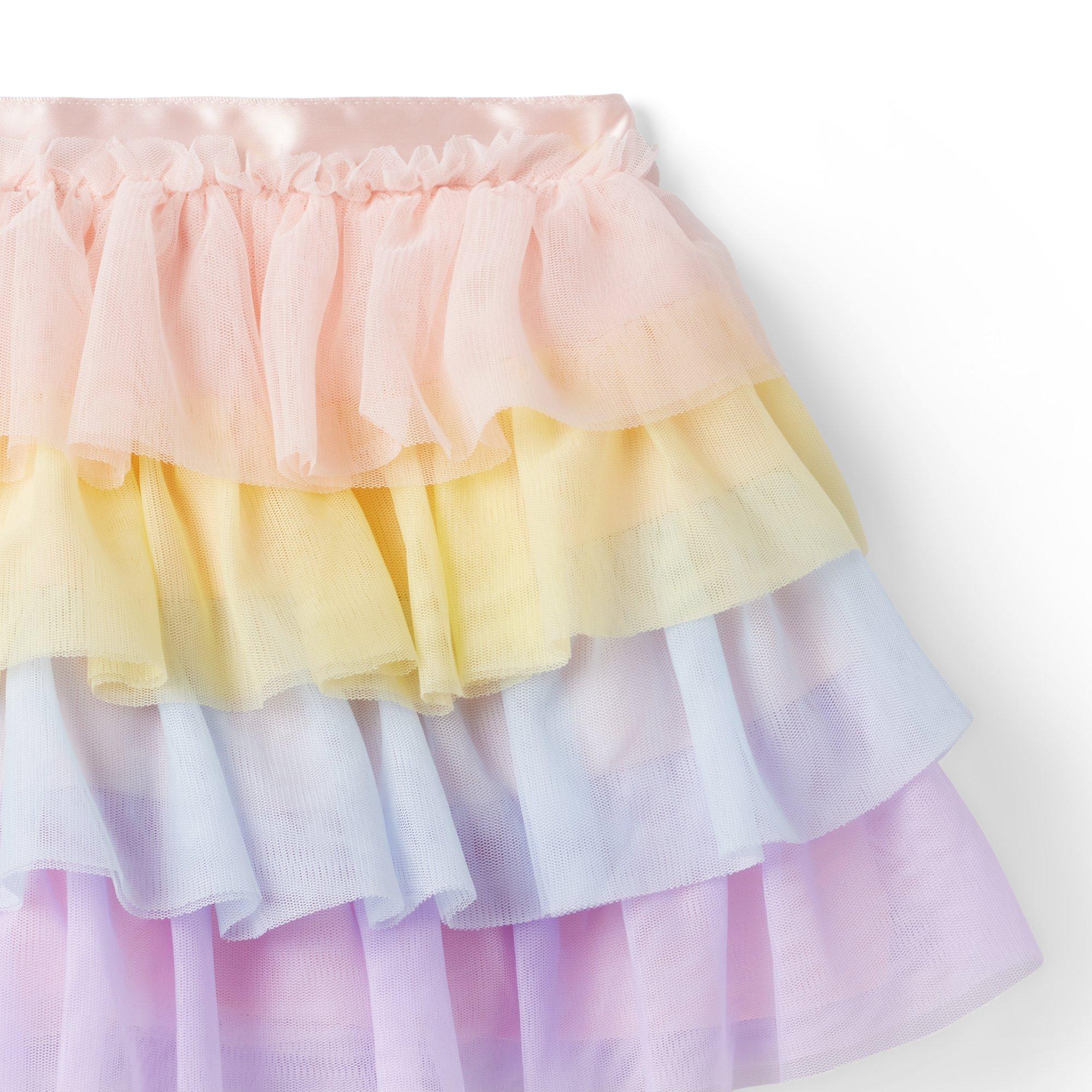 Birthday Rainbow Tulle Skirt image number 1