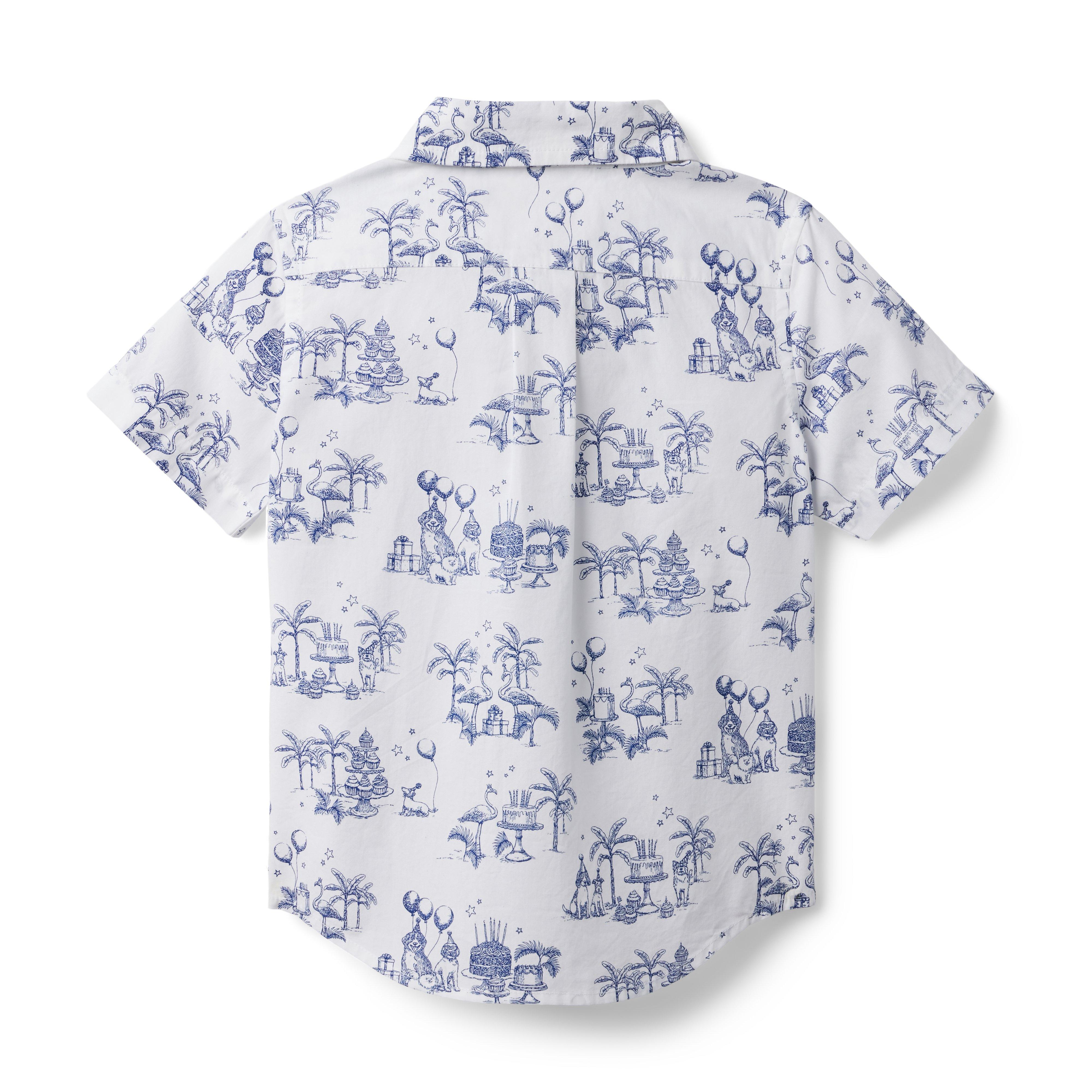 Birthday Toile Poplin Shirt image number 1