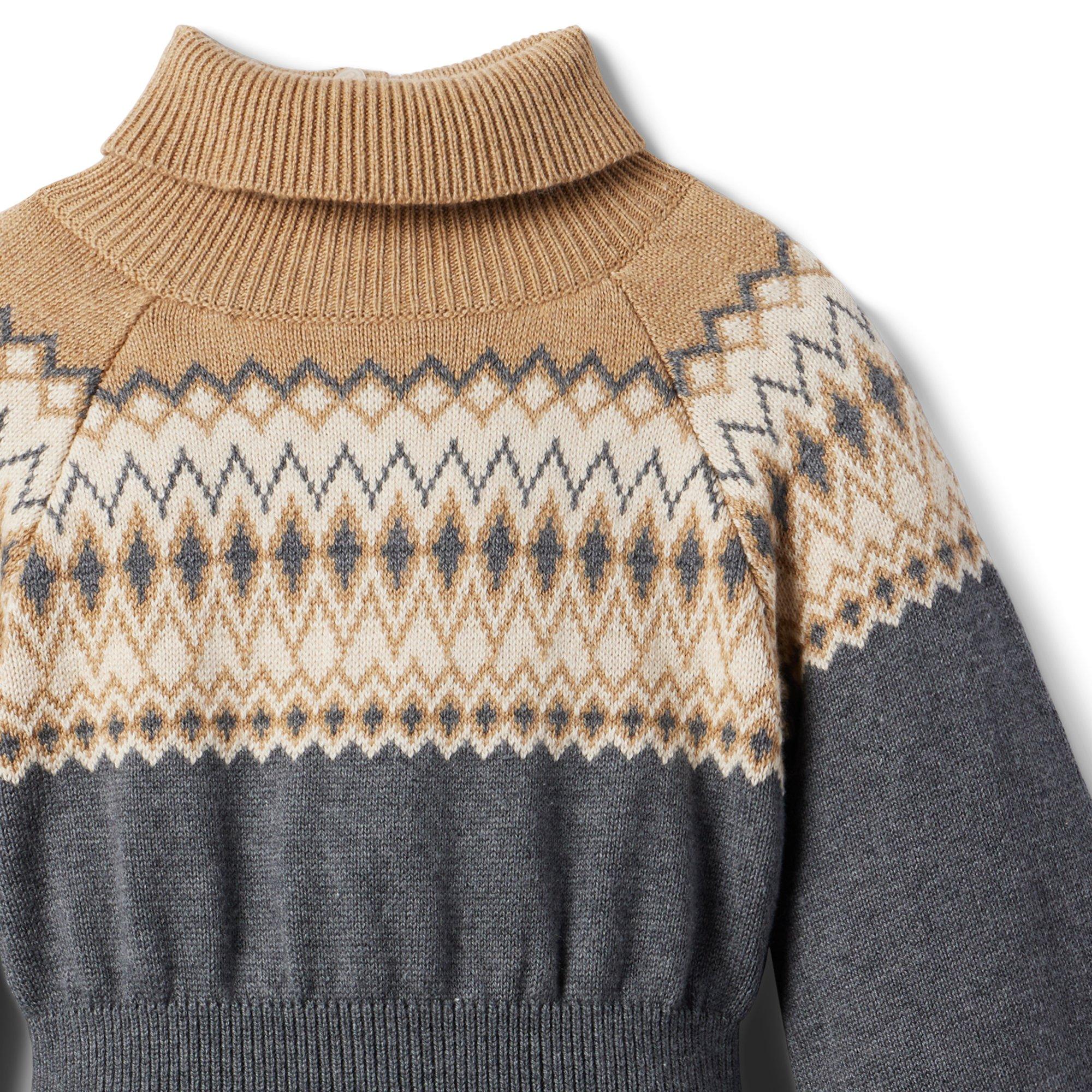 Fair Isle Sweater Dress image number 3