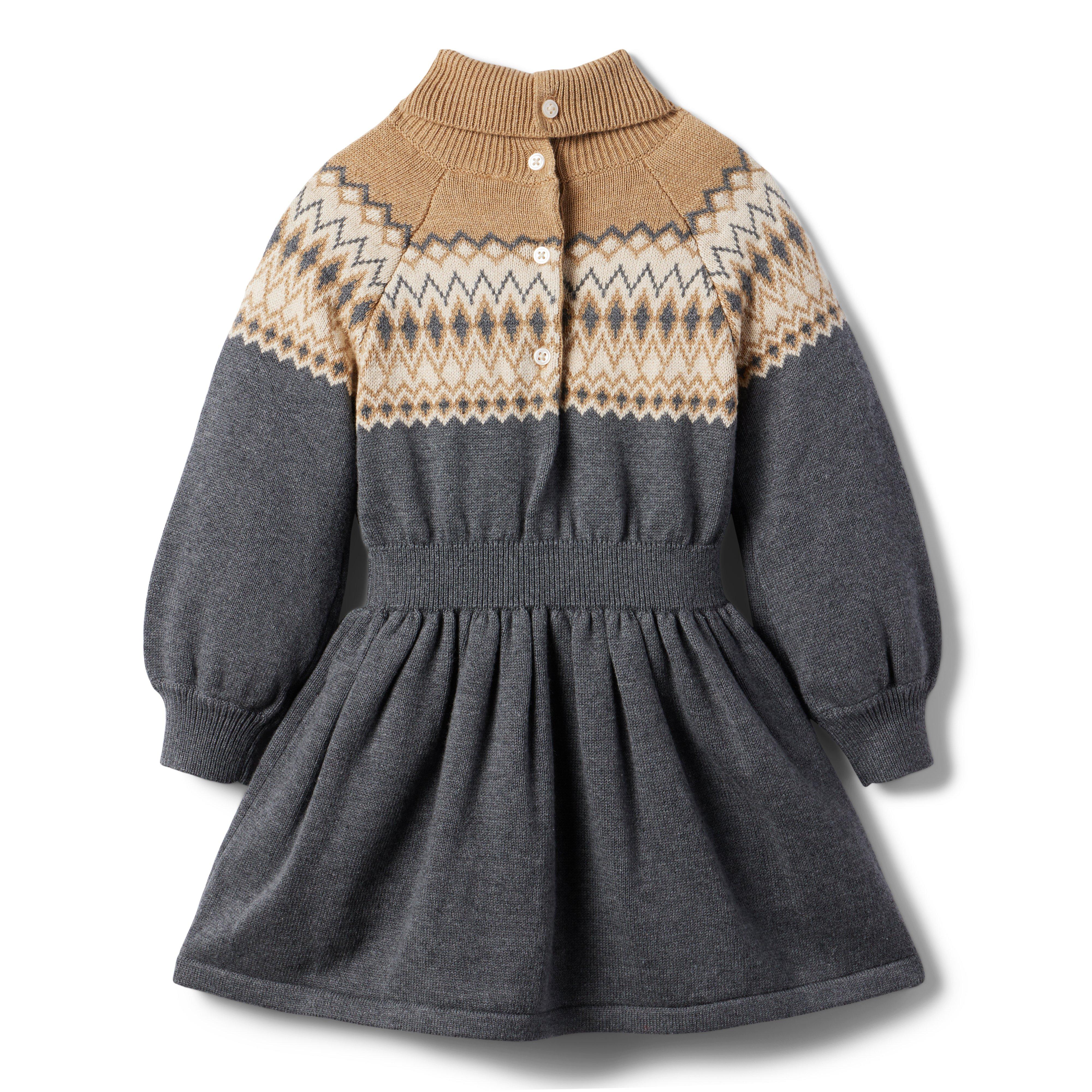 Fair Isle Sweater Dress image number 1