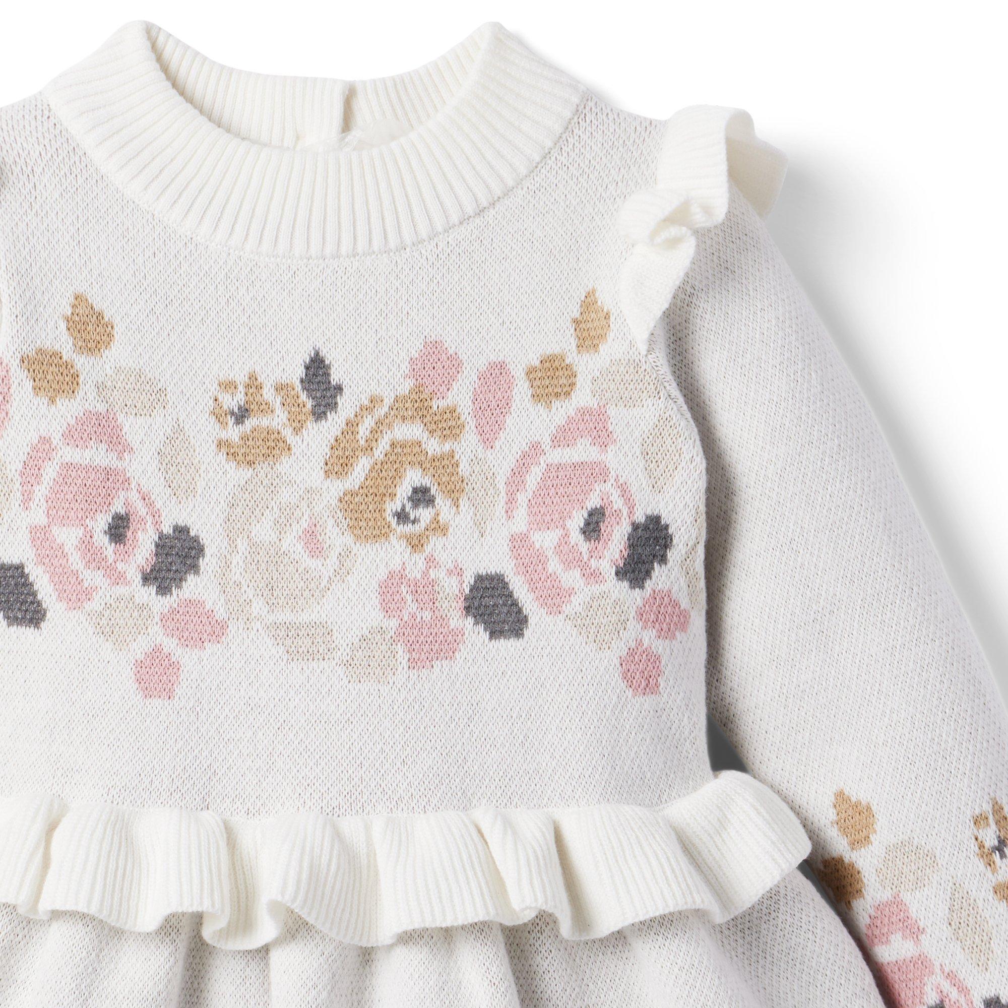 Floral Sweater Dress image number 3