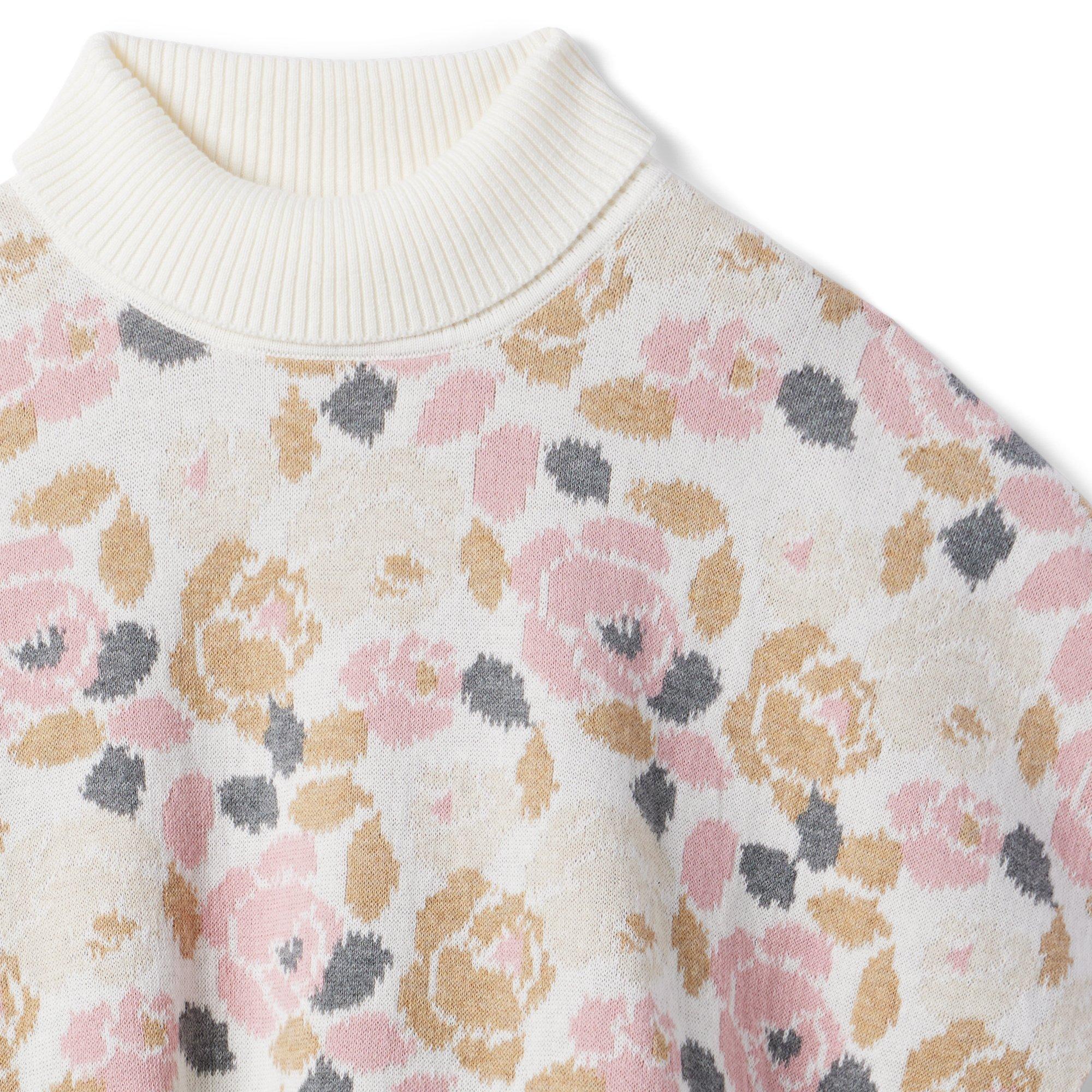 Floral Sweater Cape image number 3