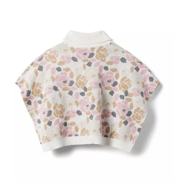 Floral Sweater Cape image number 1